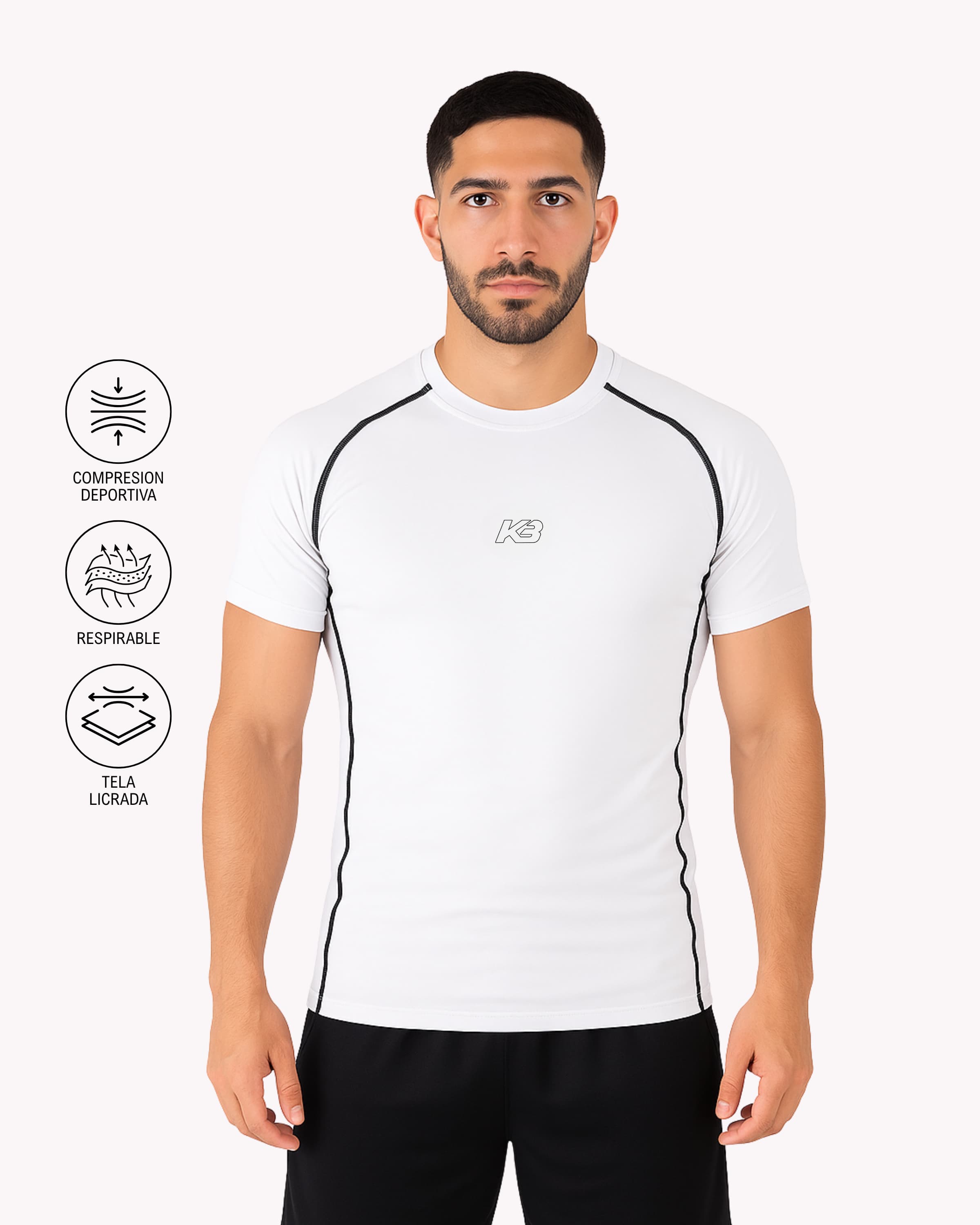 Franela compresión Future┃KBMEN RF.381