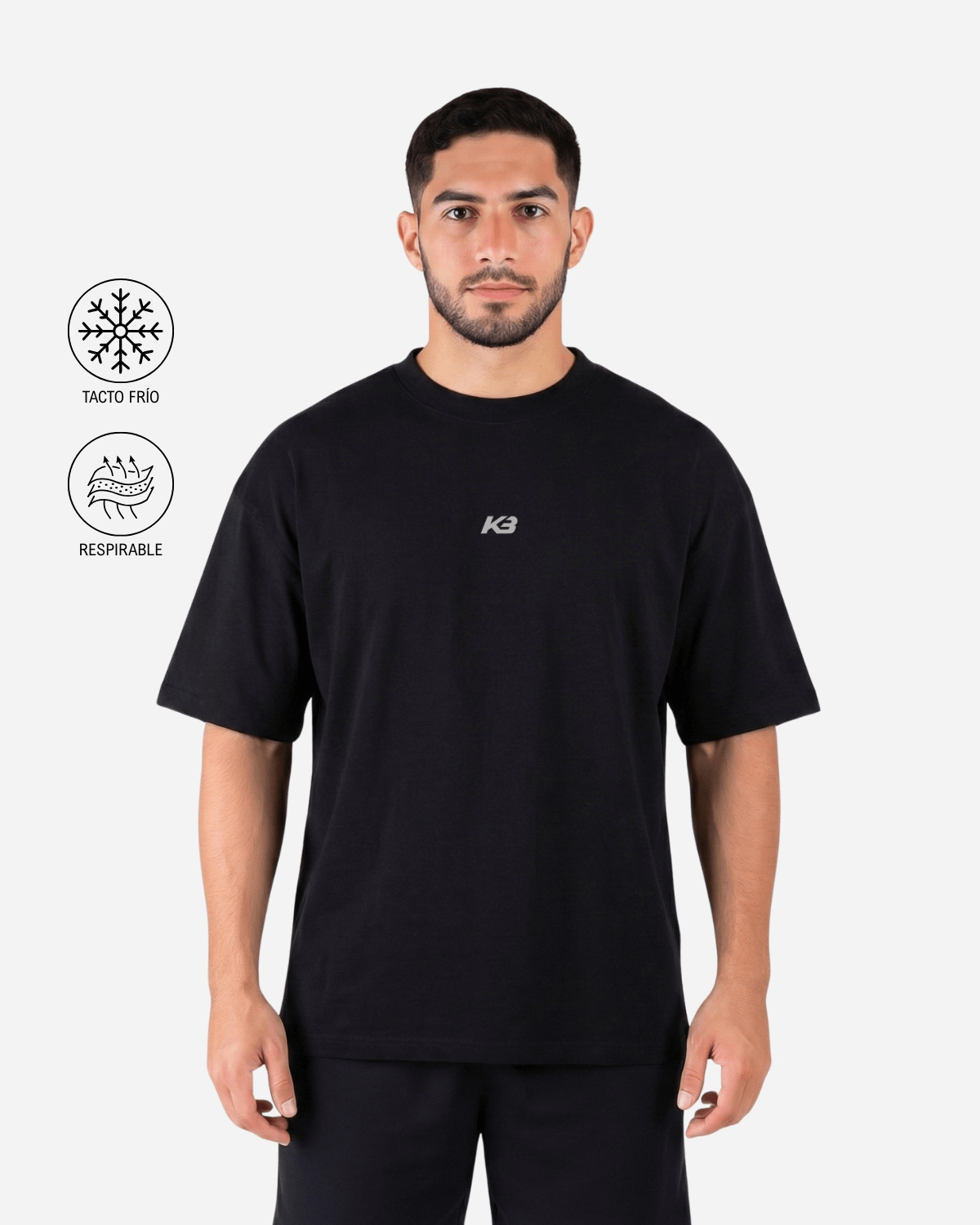Franela Oversized Premium para Gym | KBMEN RF.398
