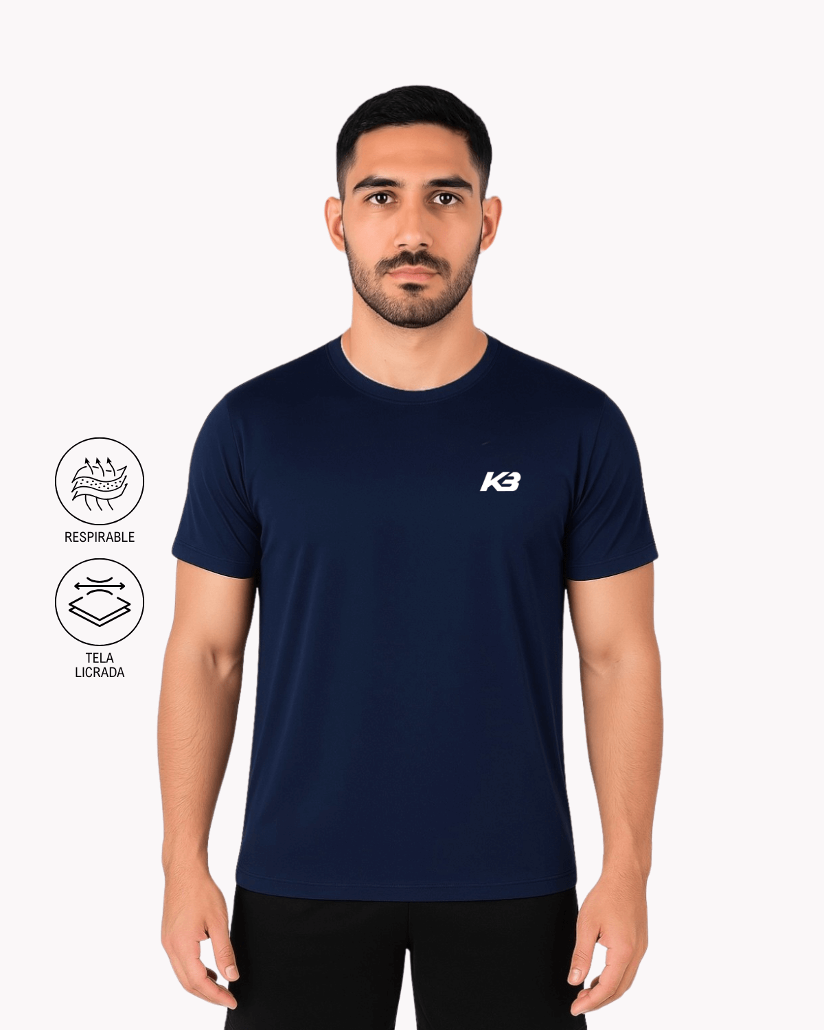 Franela Basica Tela Licrada I KBMEN RF.0135