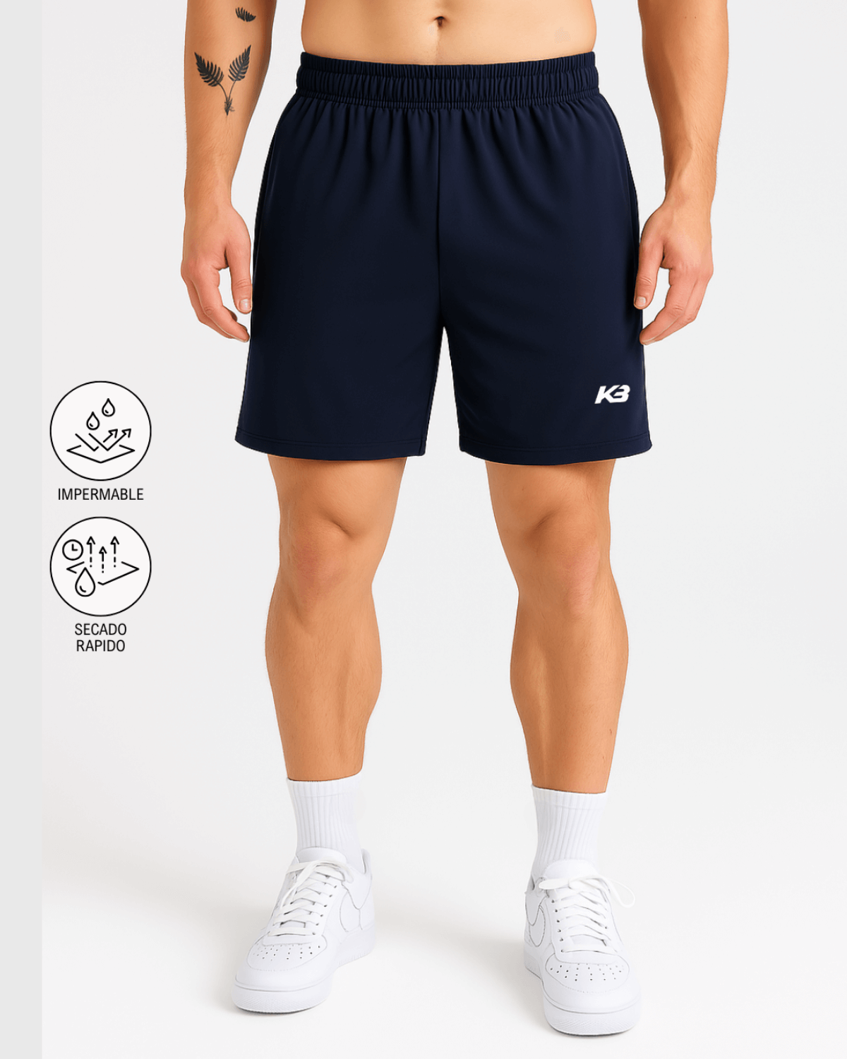 Pantaloneta Basica Impermeable┃KBMEN RF.131