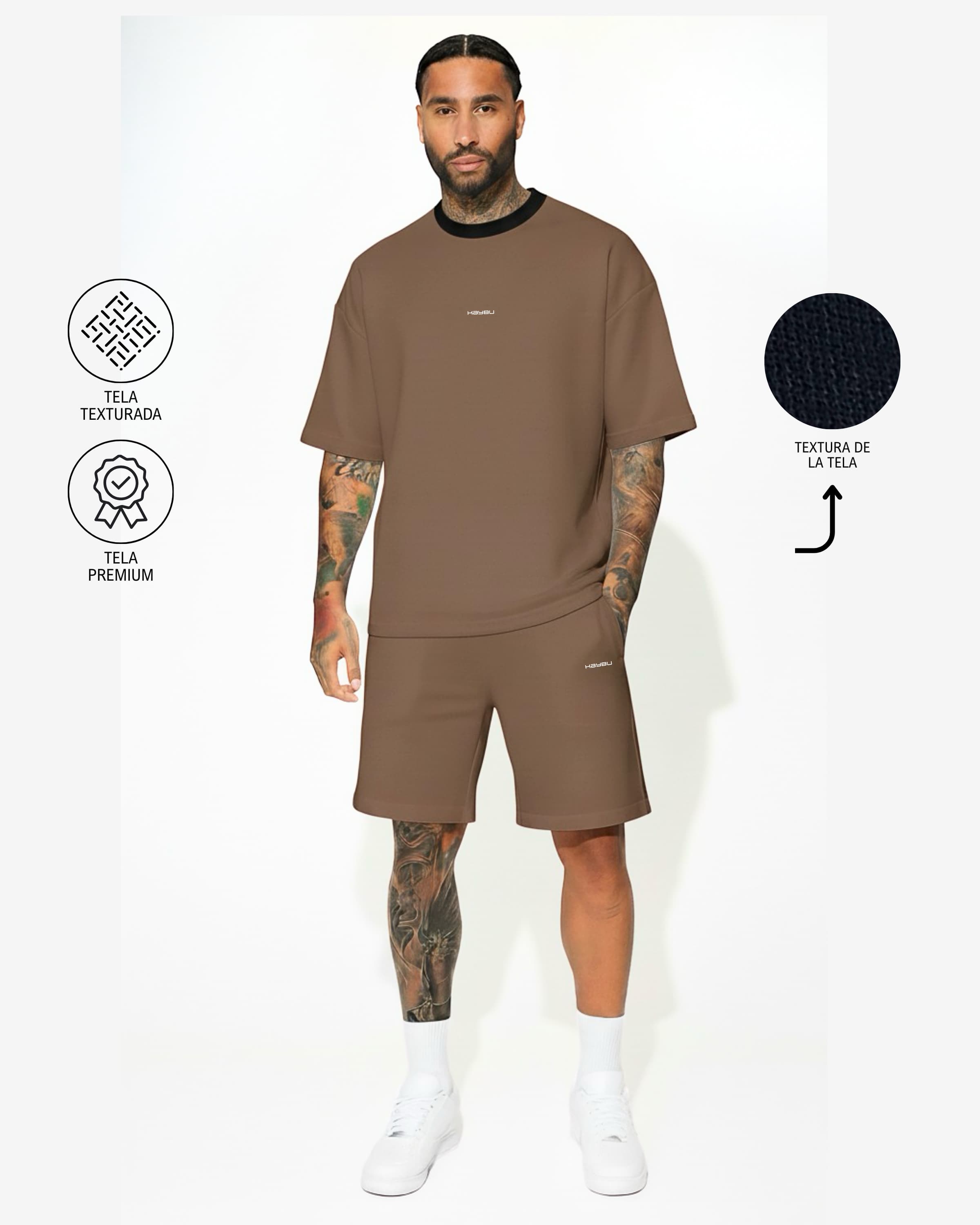 Conjunto Overside Textura Premium | KBMEN RF.373