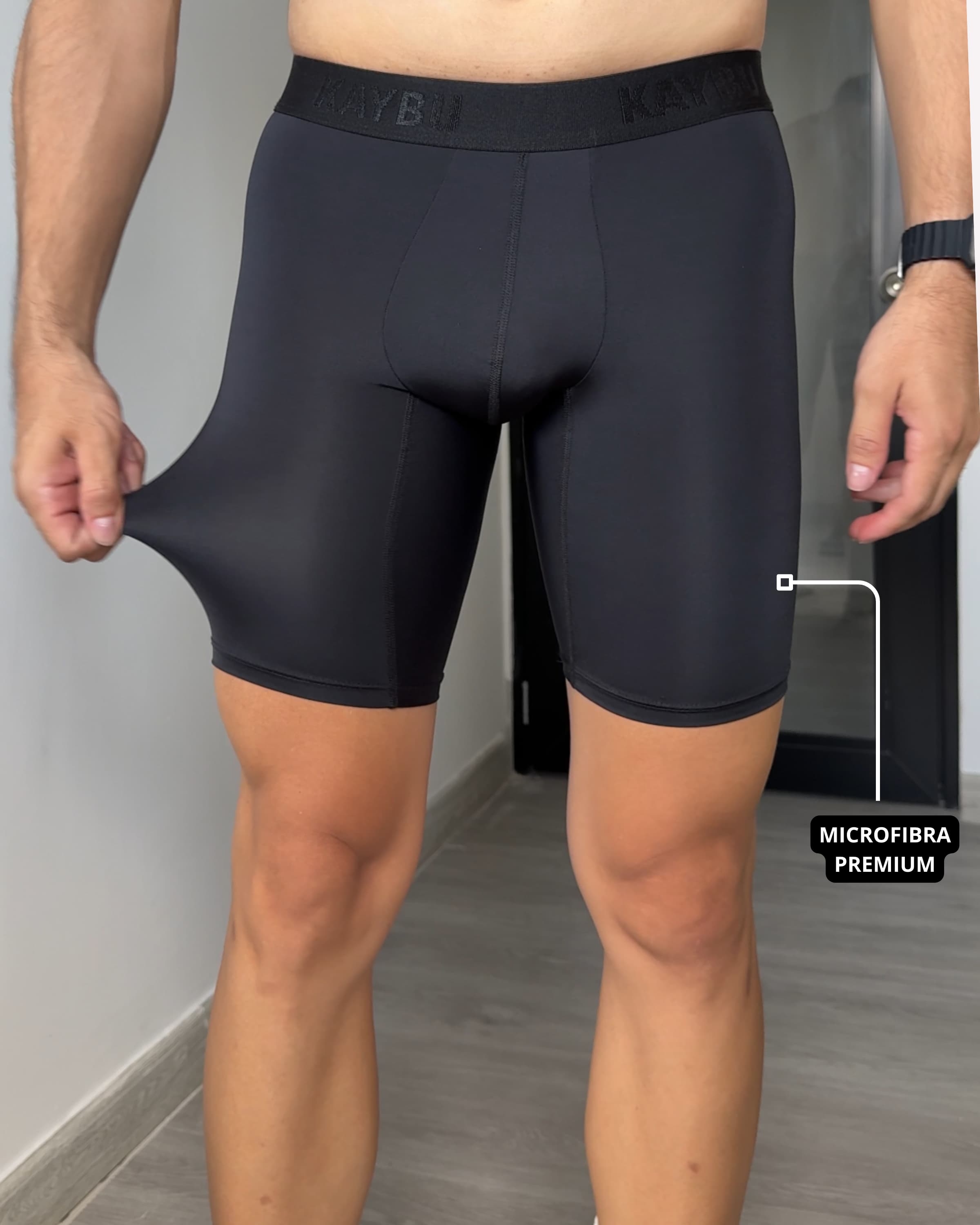 PACK X3 Boxer Fit Largo de Licra Premium | KBMEN RF.362