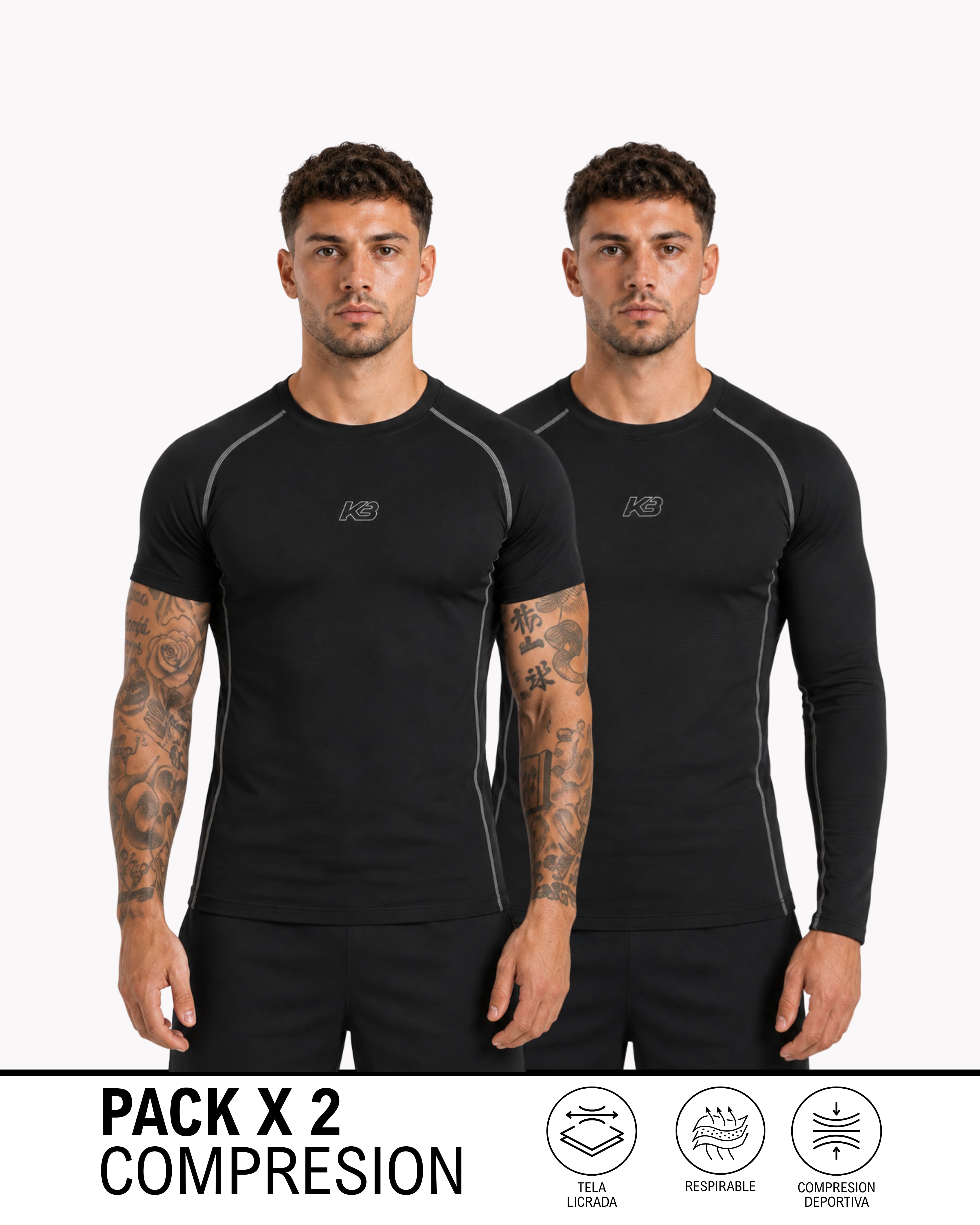 Pack Compresion X2 Ref 383 y 381 | KBMEN RF.416