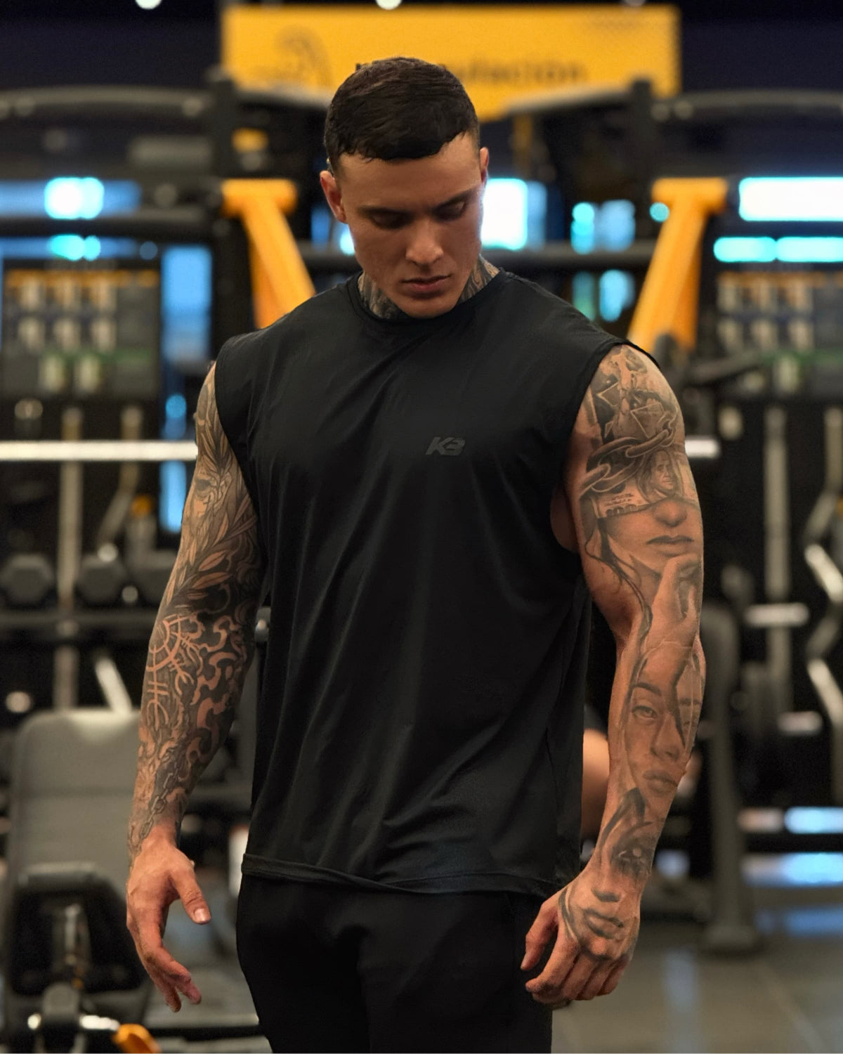 Franelilla Oversize Blackout I KBMEN REF.324