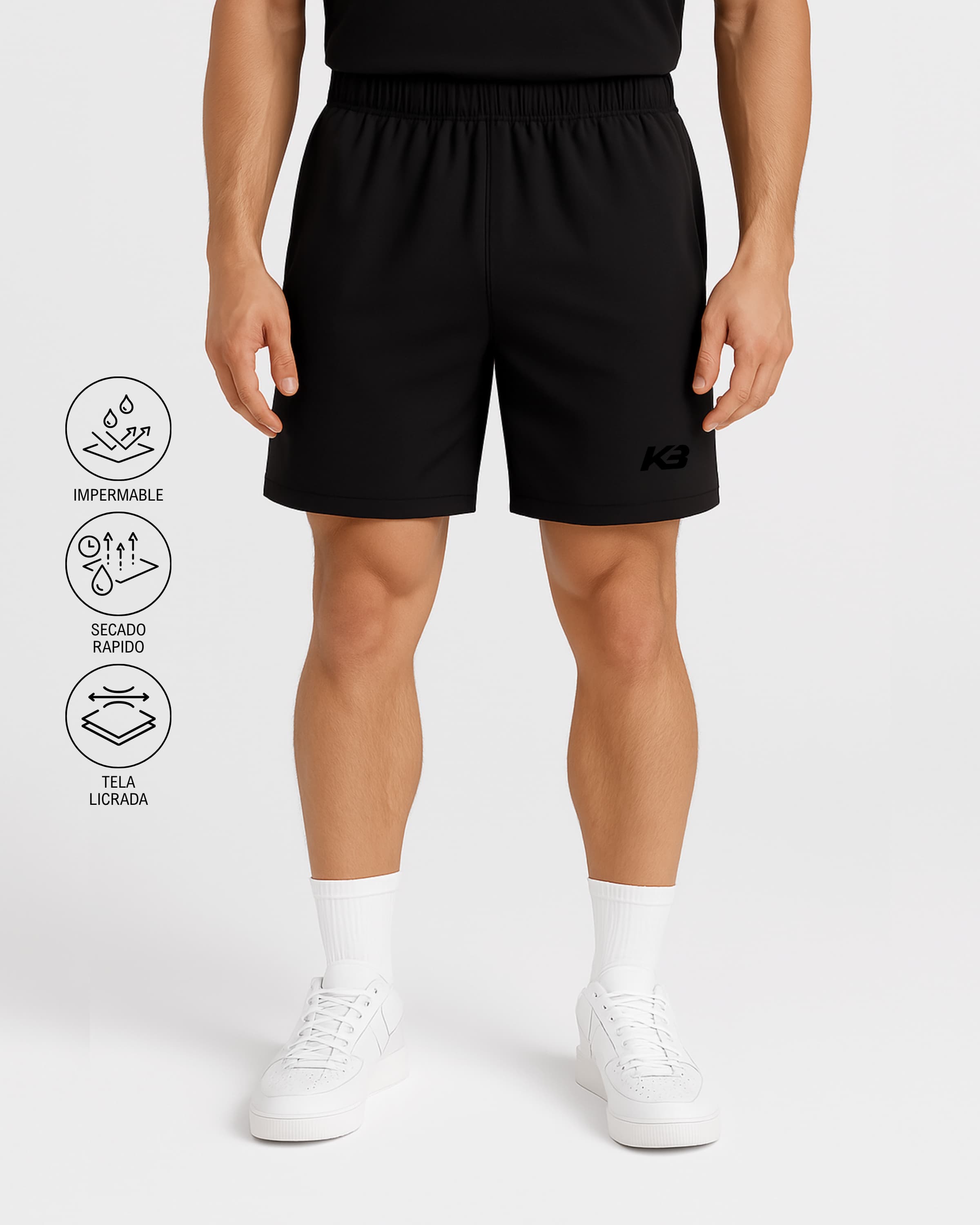 Pantaloneta Básica Blackout I KBMEN REF.326