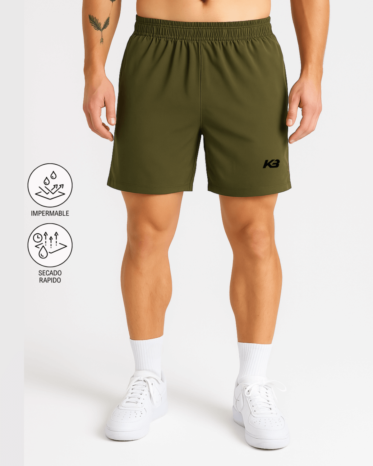 Pantaloneta Basica Impermeable┃KBMEN RF.131