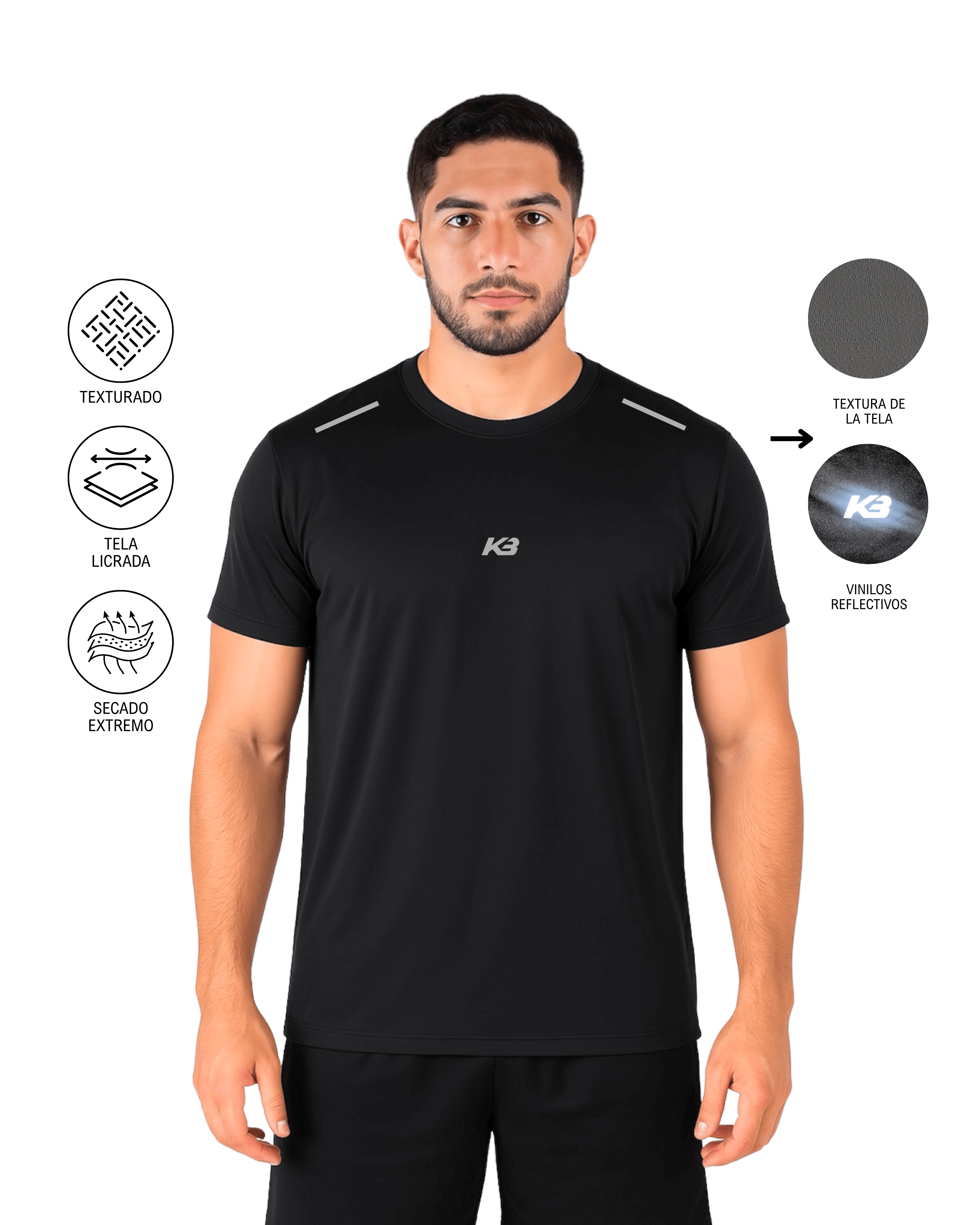 Franela Kaybu  Running I KBMEN REF.355