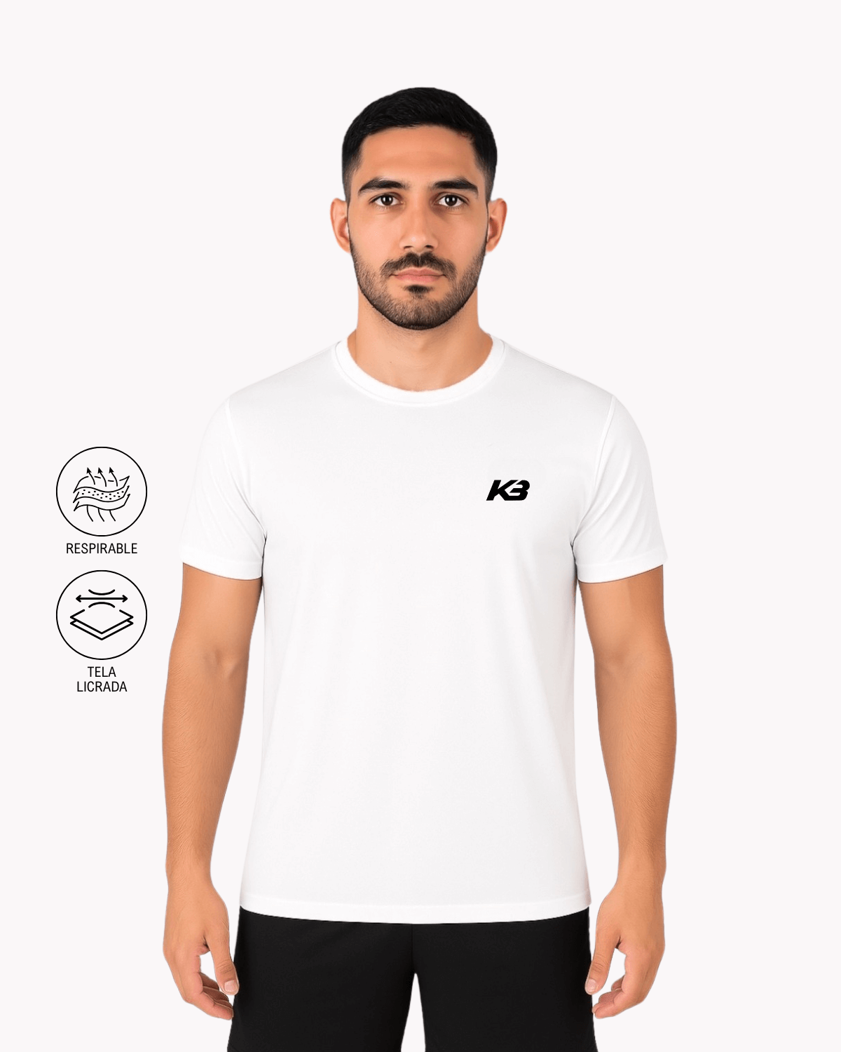 Franela Basica Tela Licrada I KBMEN RF.0135