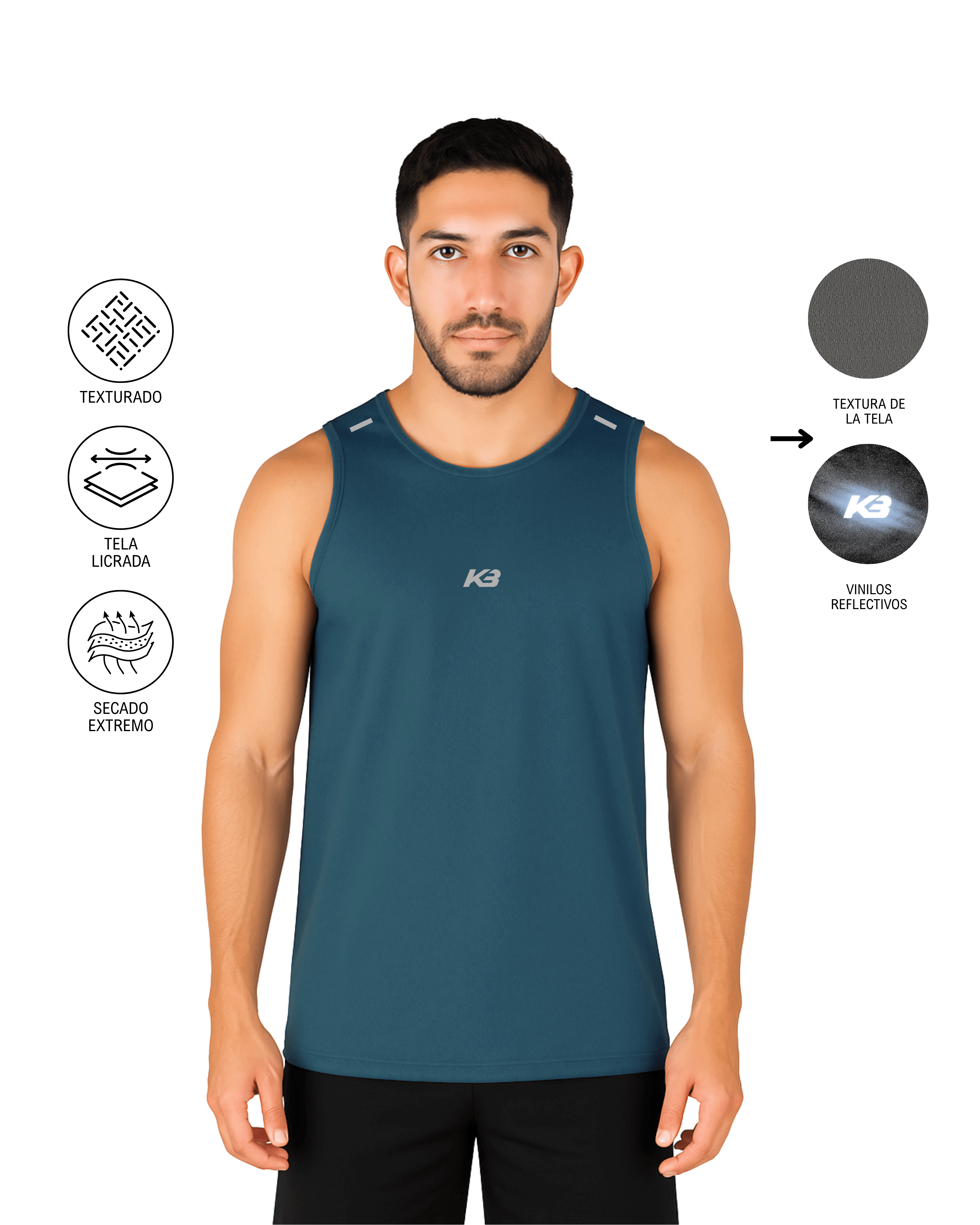 Franelilla Kaybu Running I KBMEN REF.356