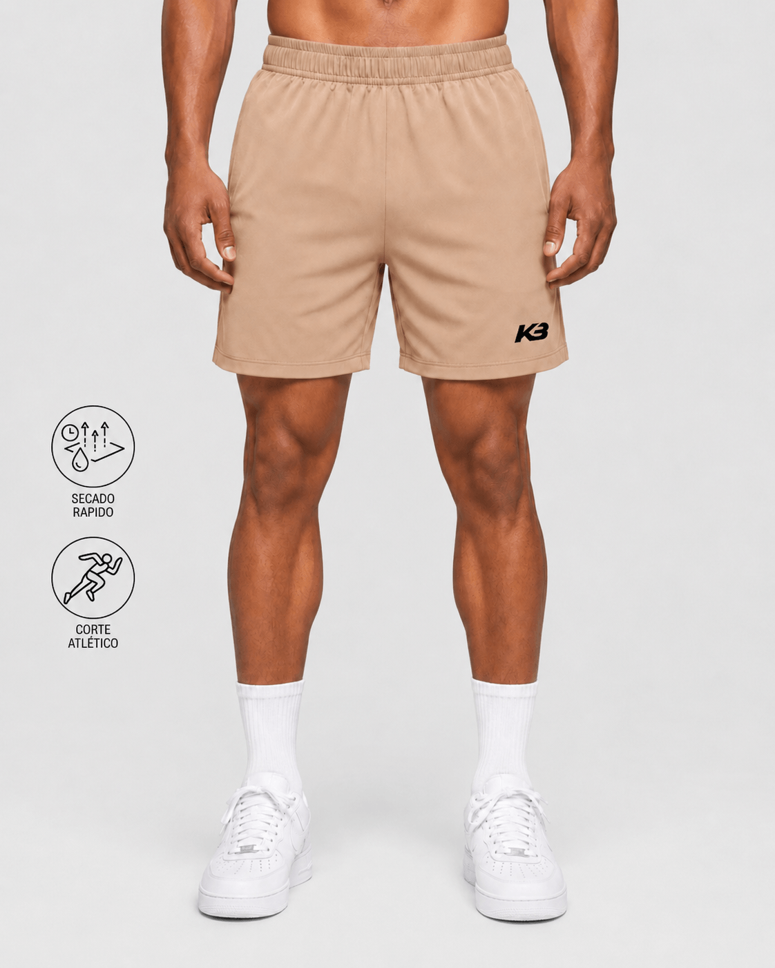 Pantaloneta Impermeable Fit Atletico┃KBMEN RF.401