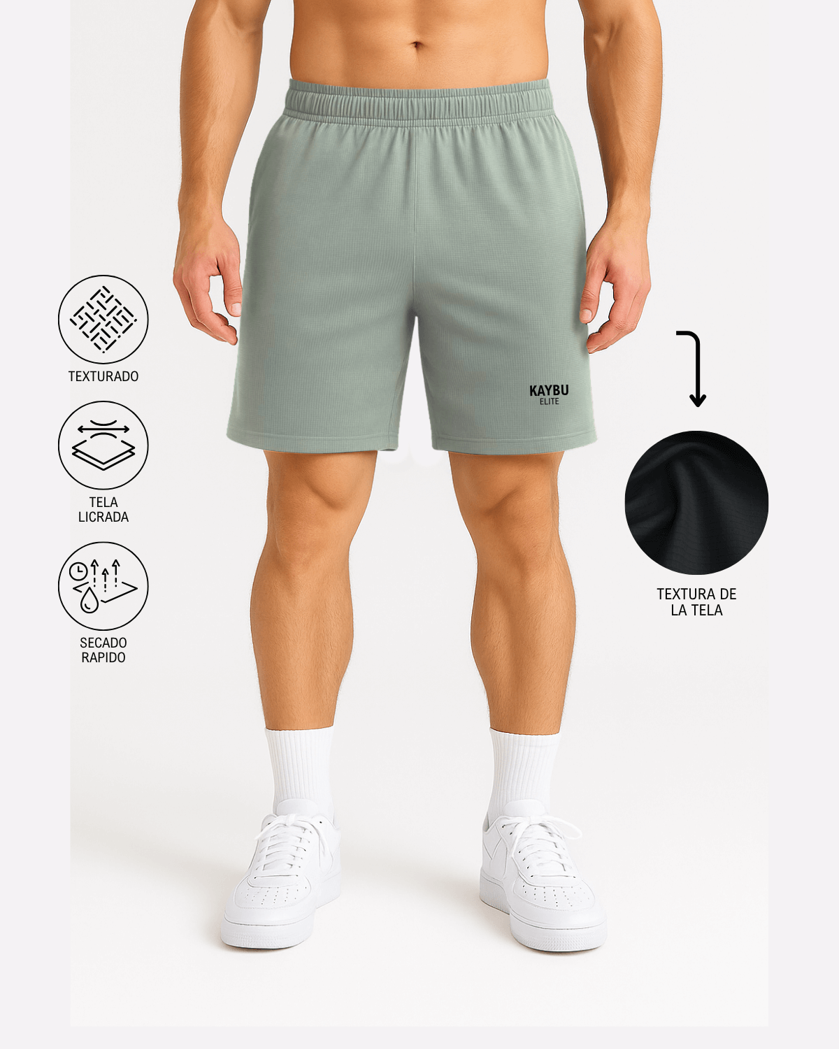 Pantaloneta Kaybu Elite┃KBMEN RF.346