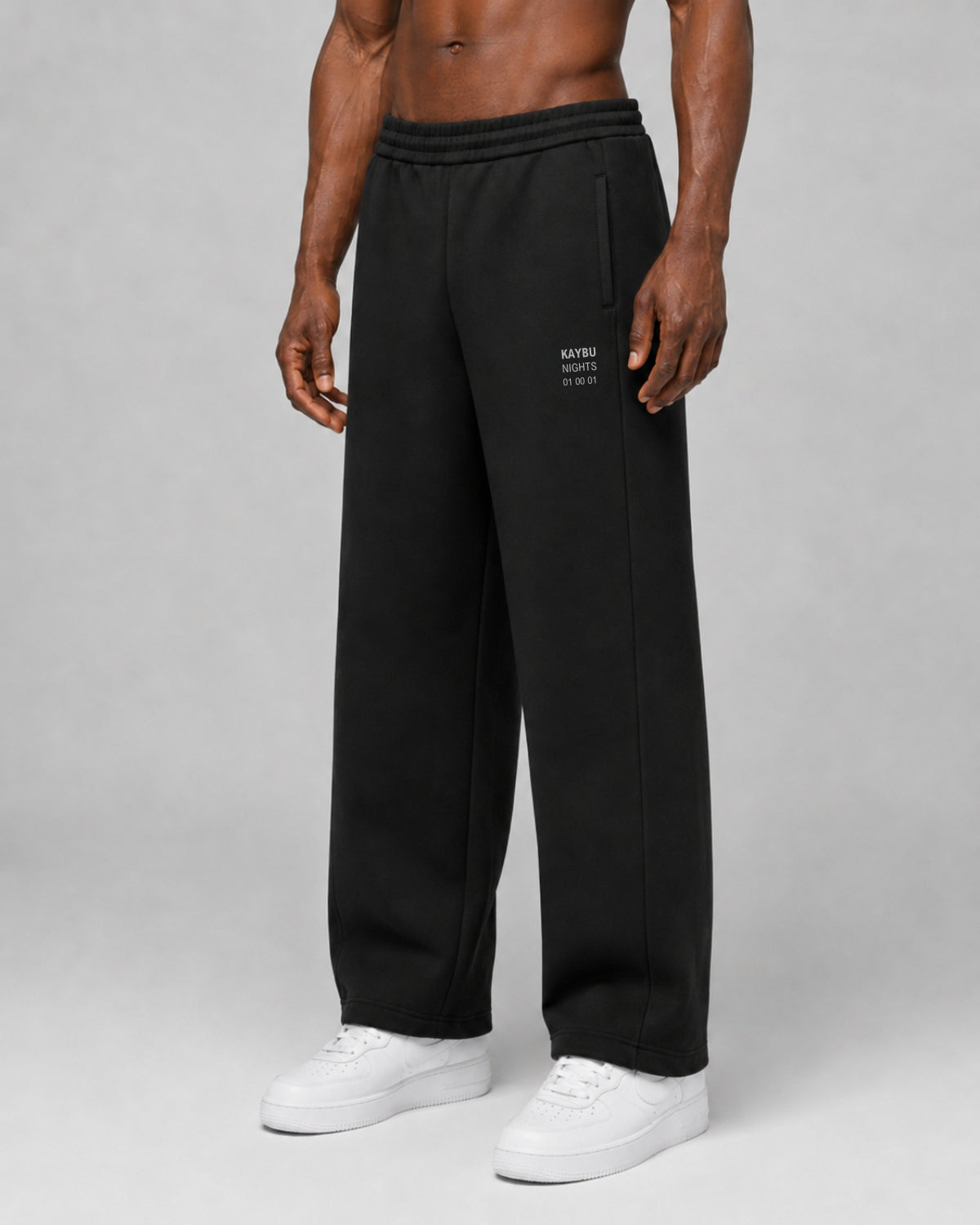 Jogger Caída Recta Tela Licrada Kaybu Nights | KBMEN RF.425