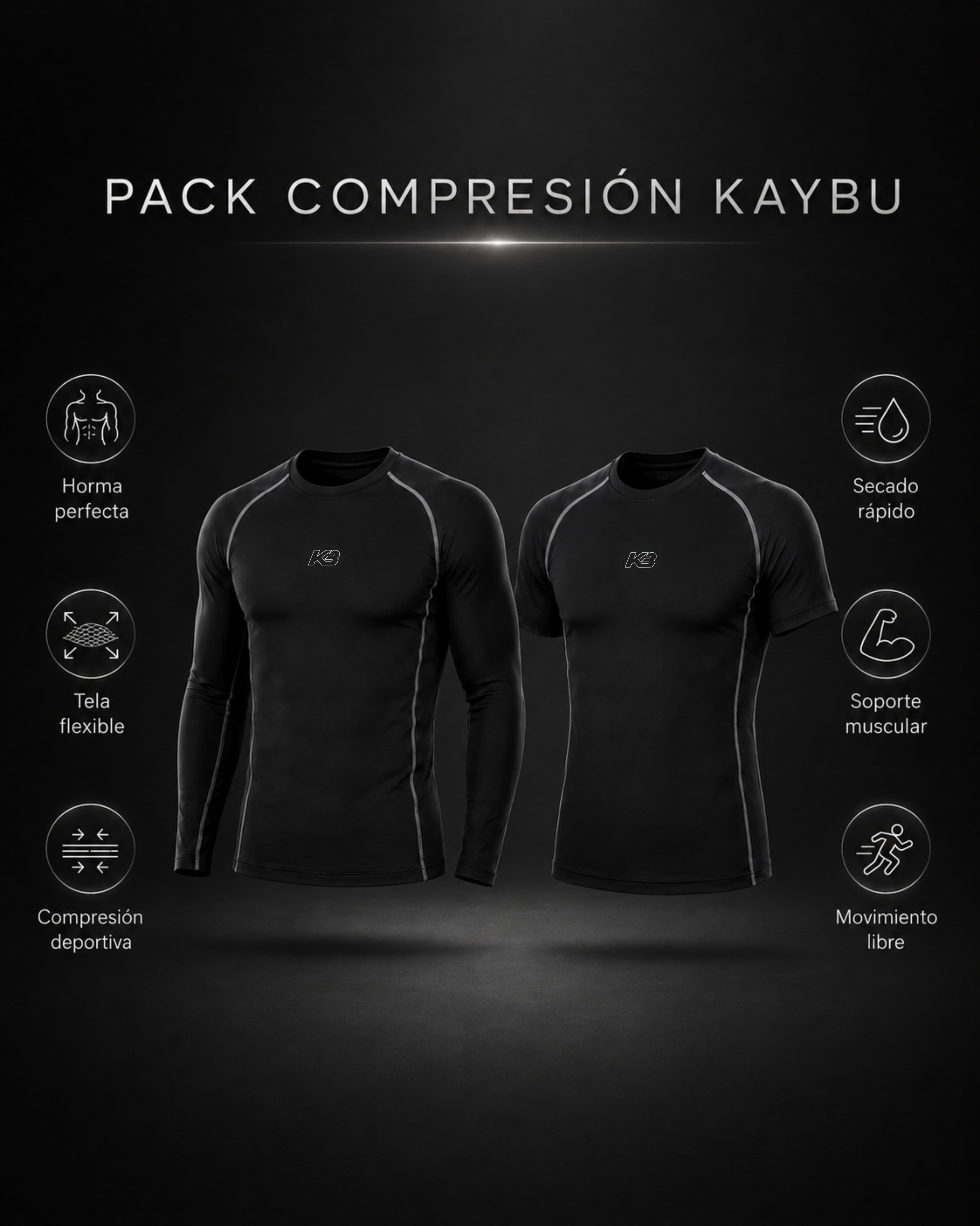 Pack Compresion X2 Ref 383 y 381 | KBMEN RF.416