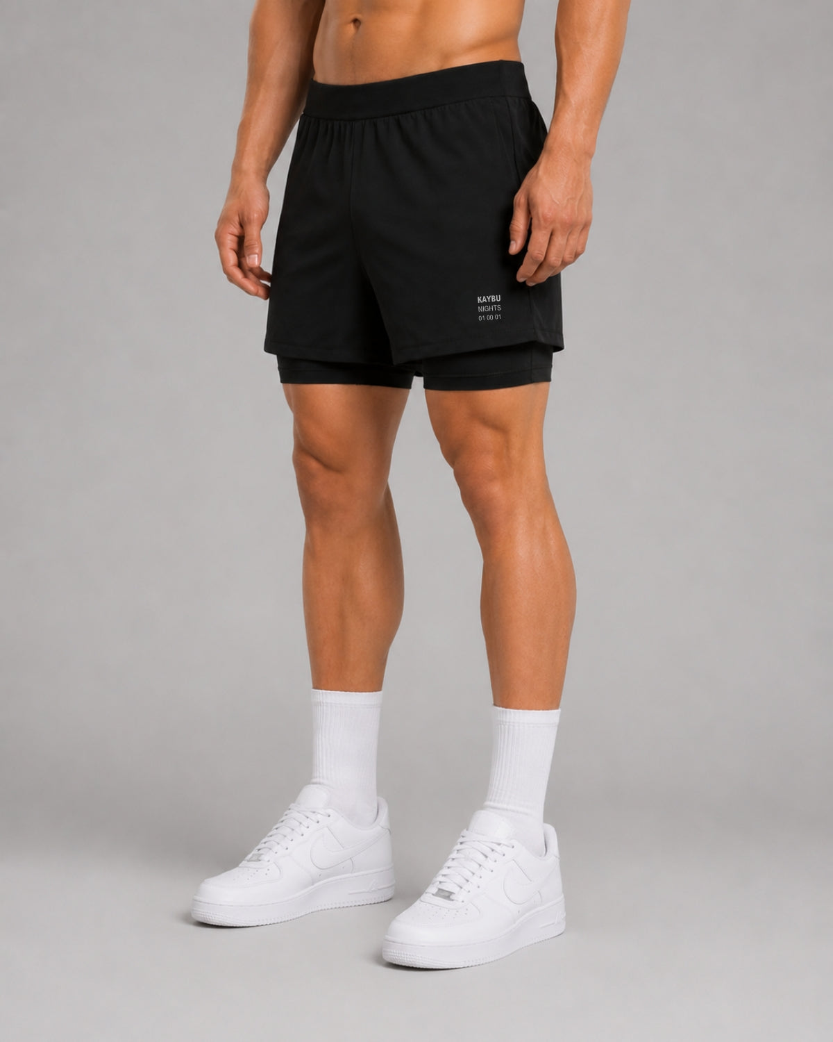Pantaloneta Con Licra Y Bolsillo Kaybu Nights┃KBMEN RF.424