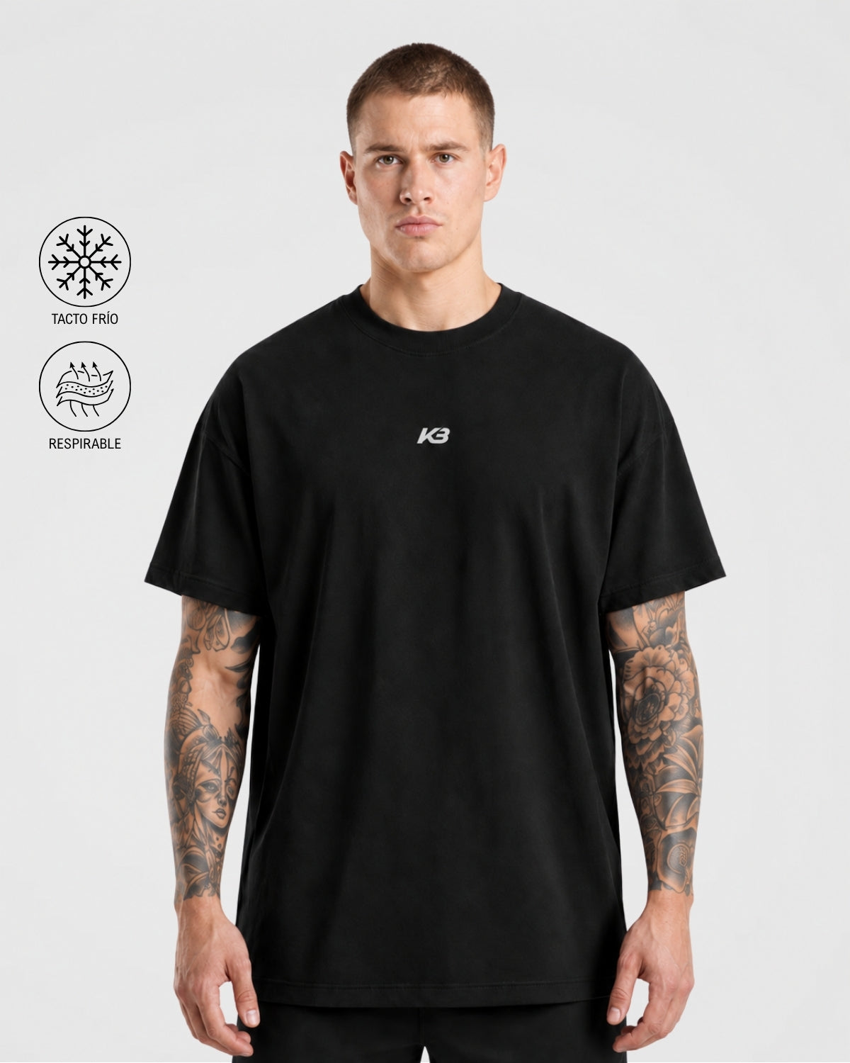 Franela Oversize Premium para Gym | KBMEN RF.398