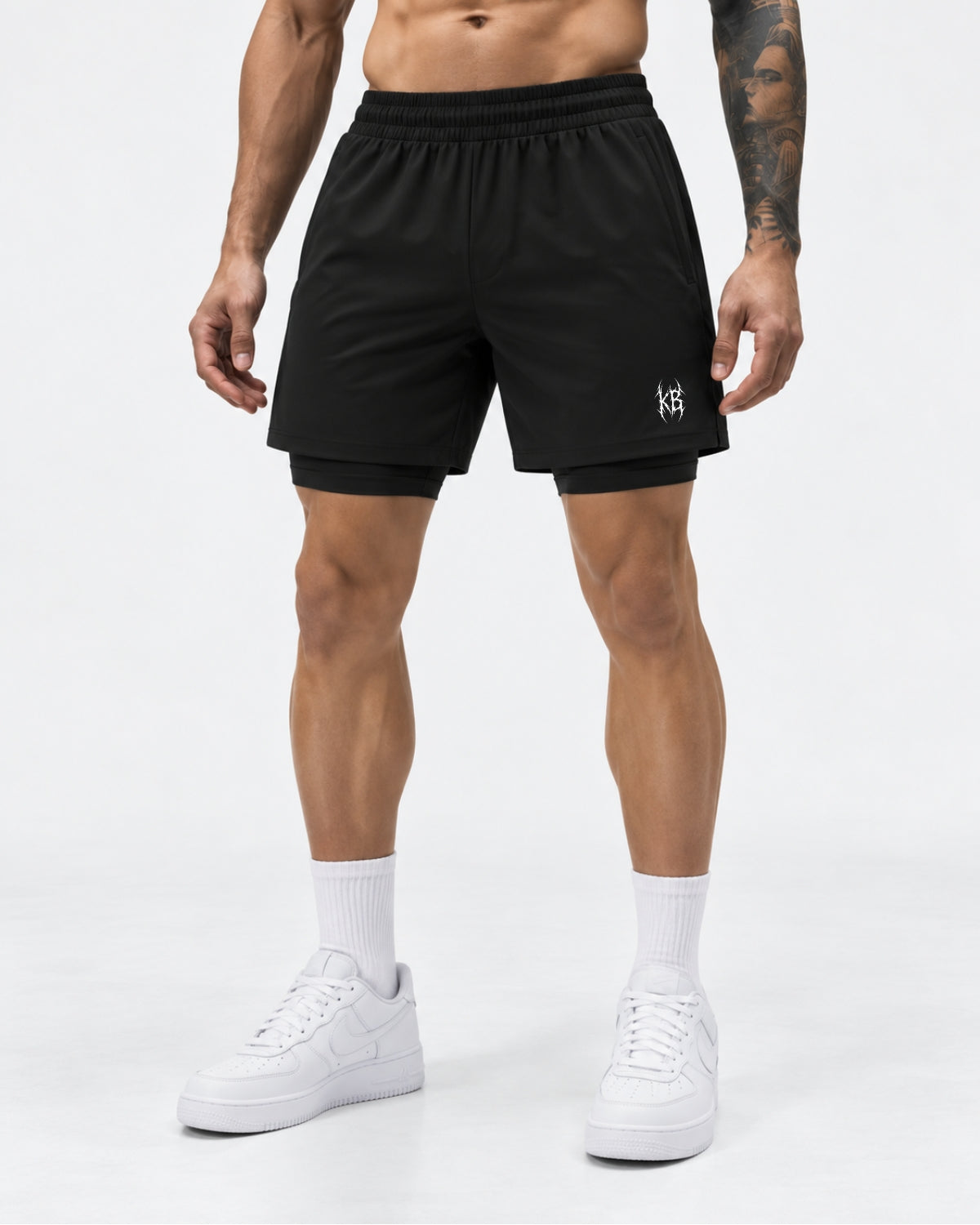 Pantaloneta Con Licra Y Bolsillo Kaybu Goat┃KBMEN RF.459