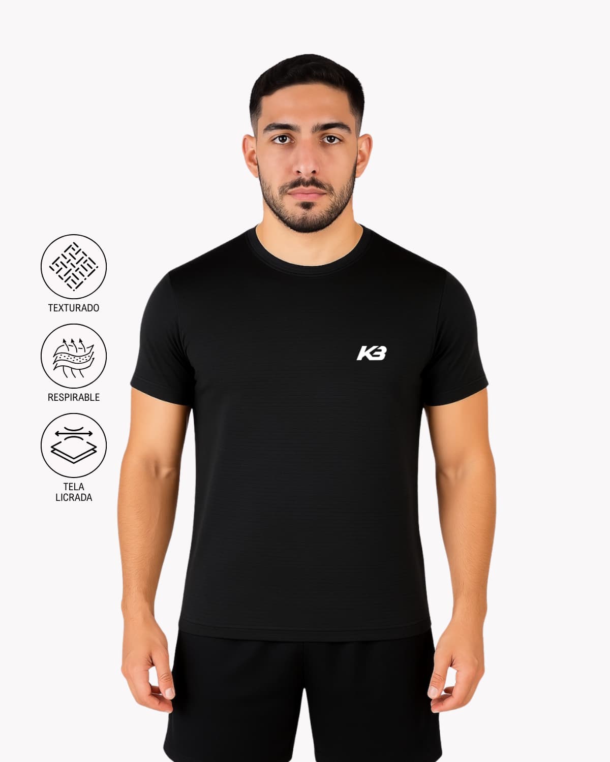 Franela Basica Con Textura I KBMEN REF.113