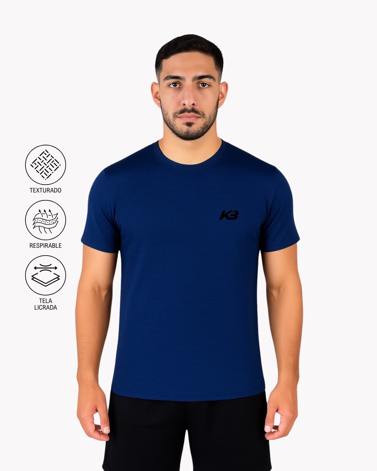 Franela Basica Con Textura I KBMEN REF.113