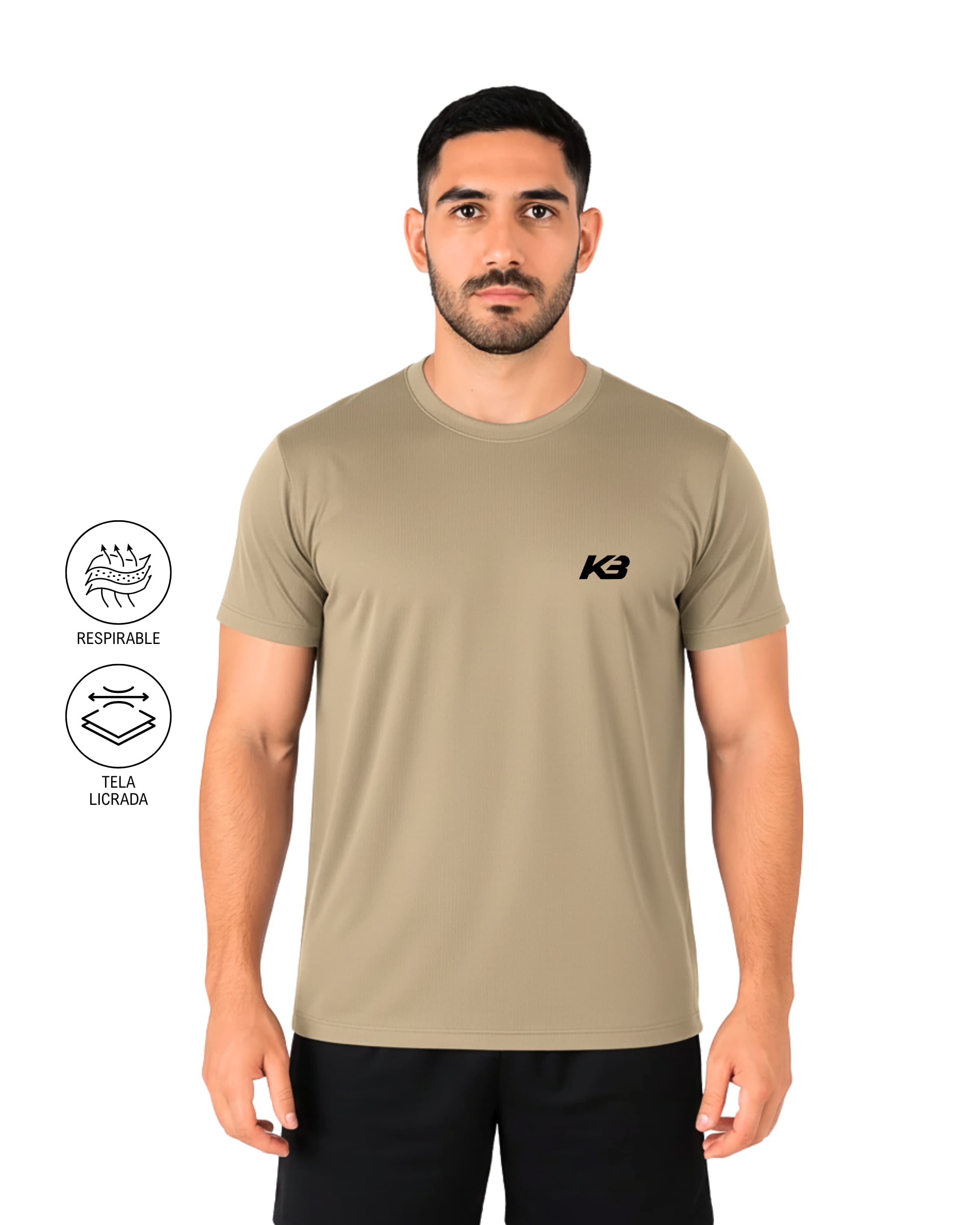 Franela Basica Tela Licrada I KBMEN RF.0135