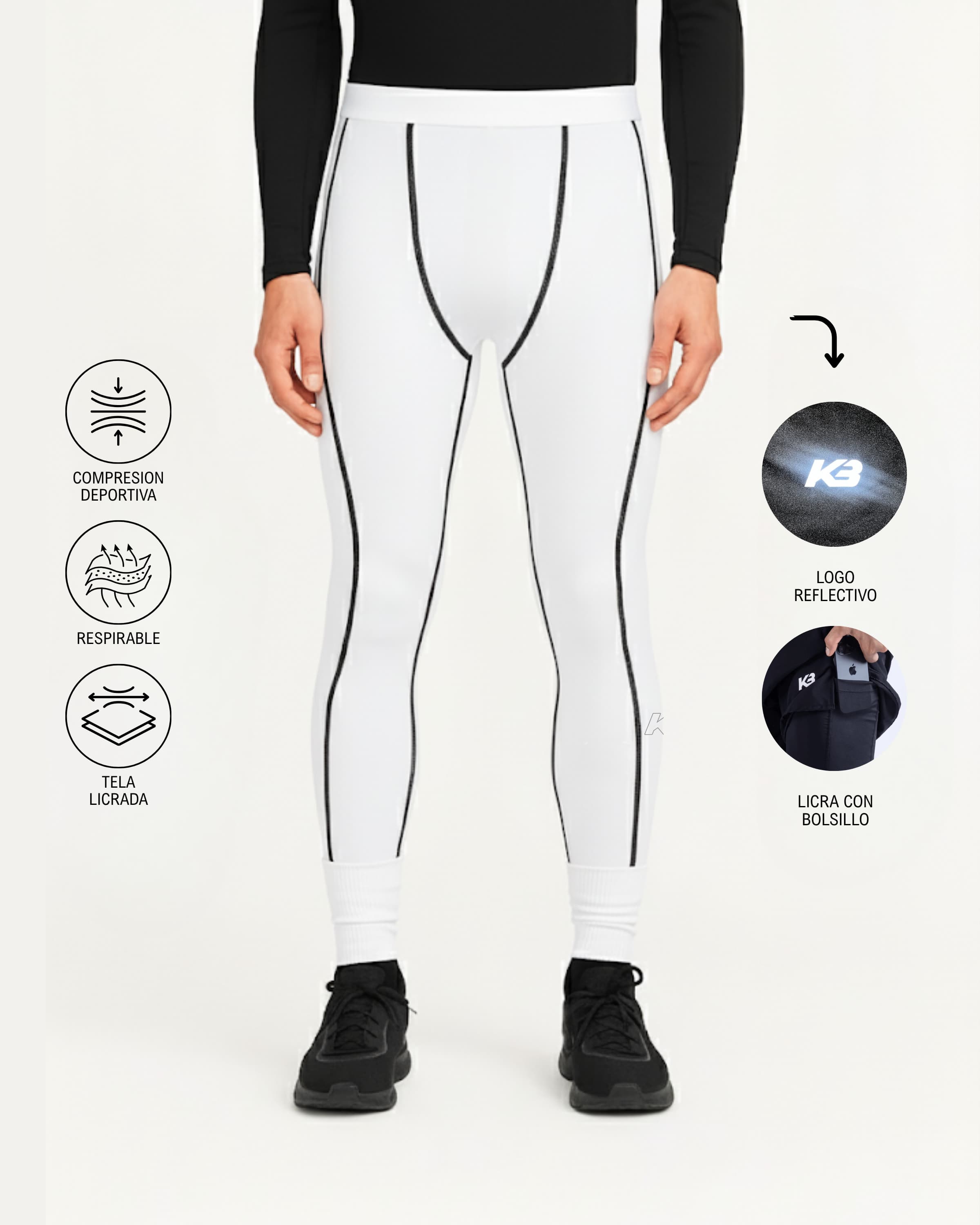 Leggins Kaybu Future ┃KBMEN RF.384