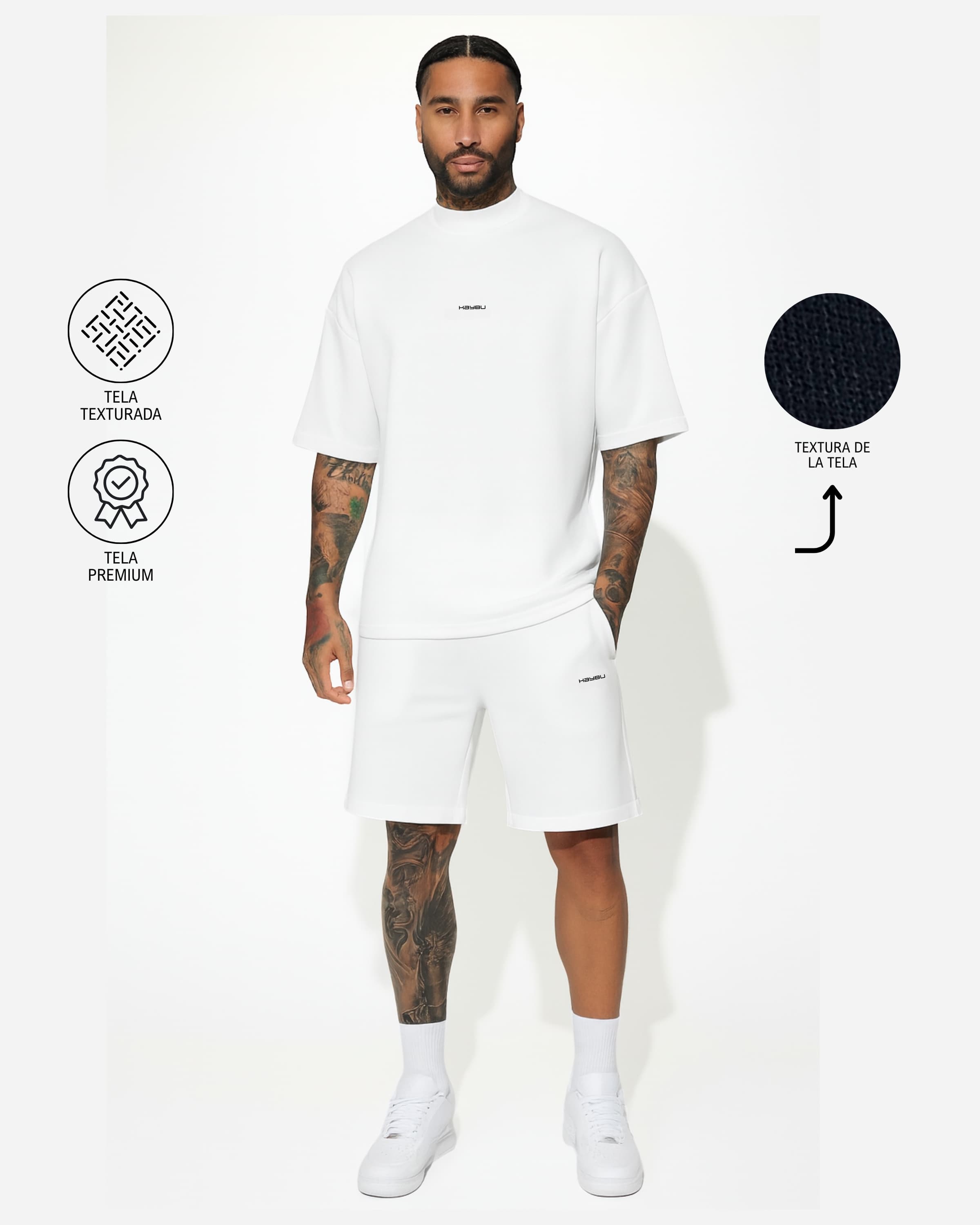 Conjunto Overside Textura Premium | KBMEN RF.373