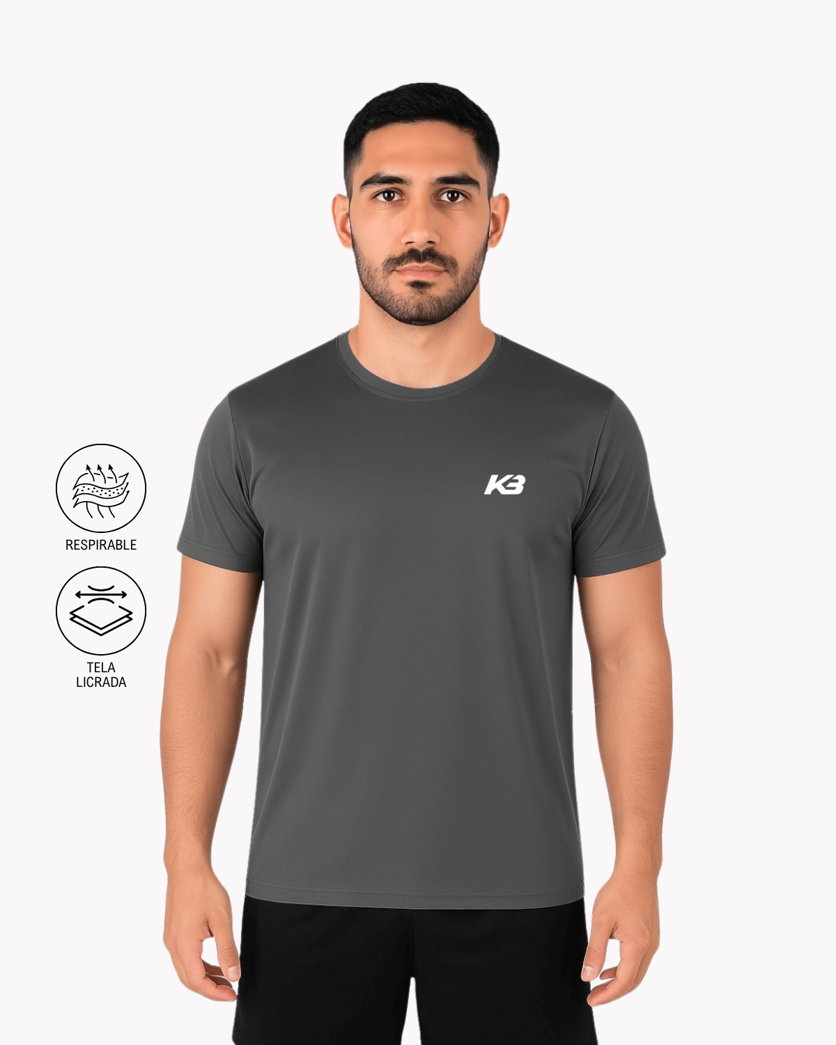 Franela Basica Tela Licrada I KBMEN RF.0135