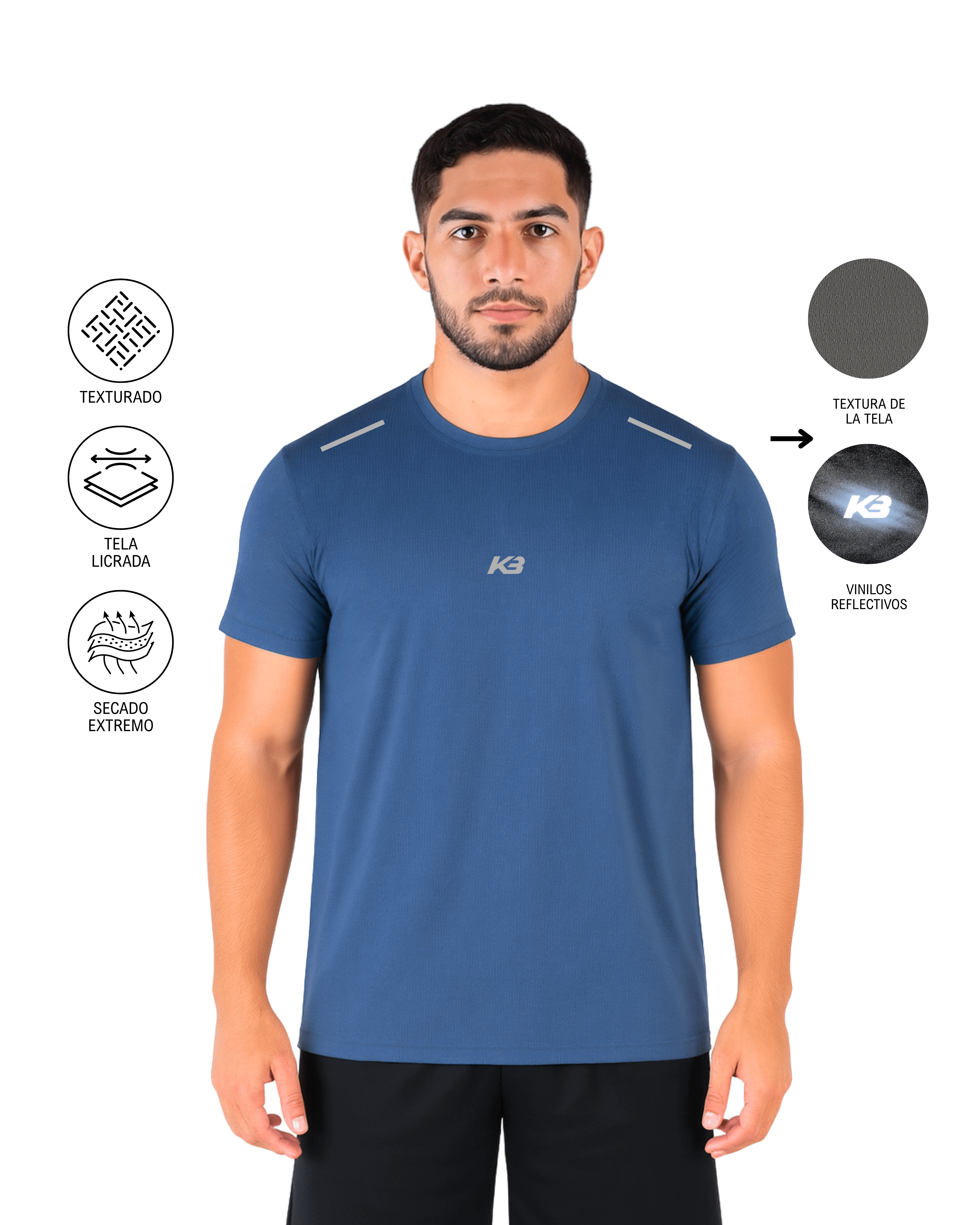 Franela Kaybu  Running I KBMEN REF.355