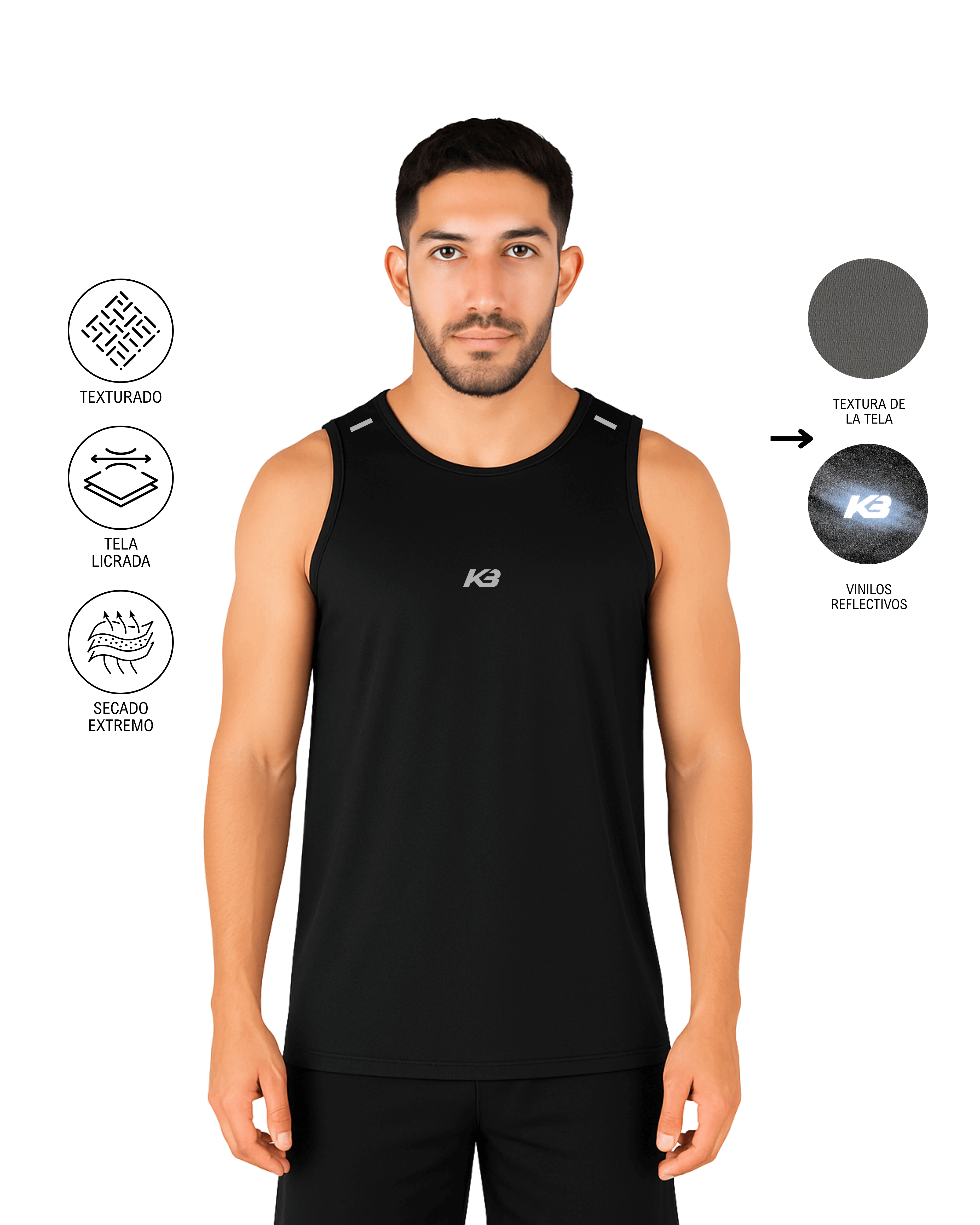 Franelilla Kaybu  Running I KBMEN REF.356