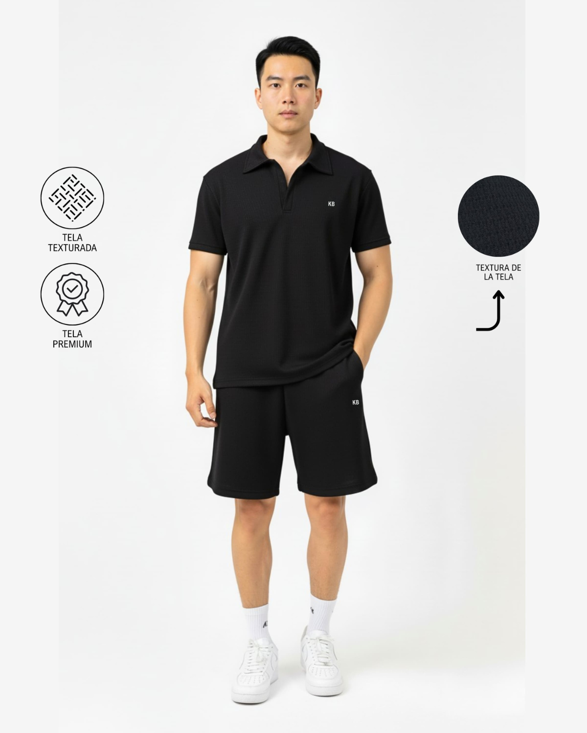 Conjunto Polo Kaybu Level | KBMEN RF.380
