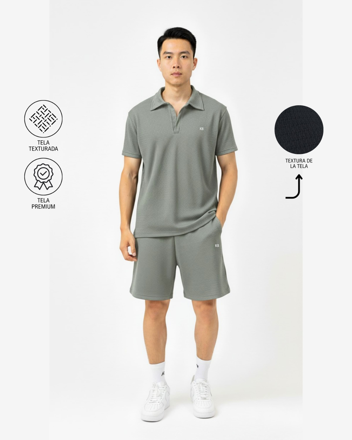 Conjunto Polo Kaybu Level | KBMEN RF.380