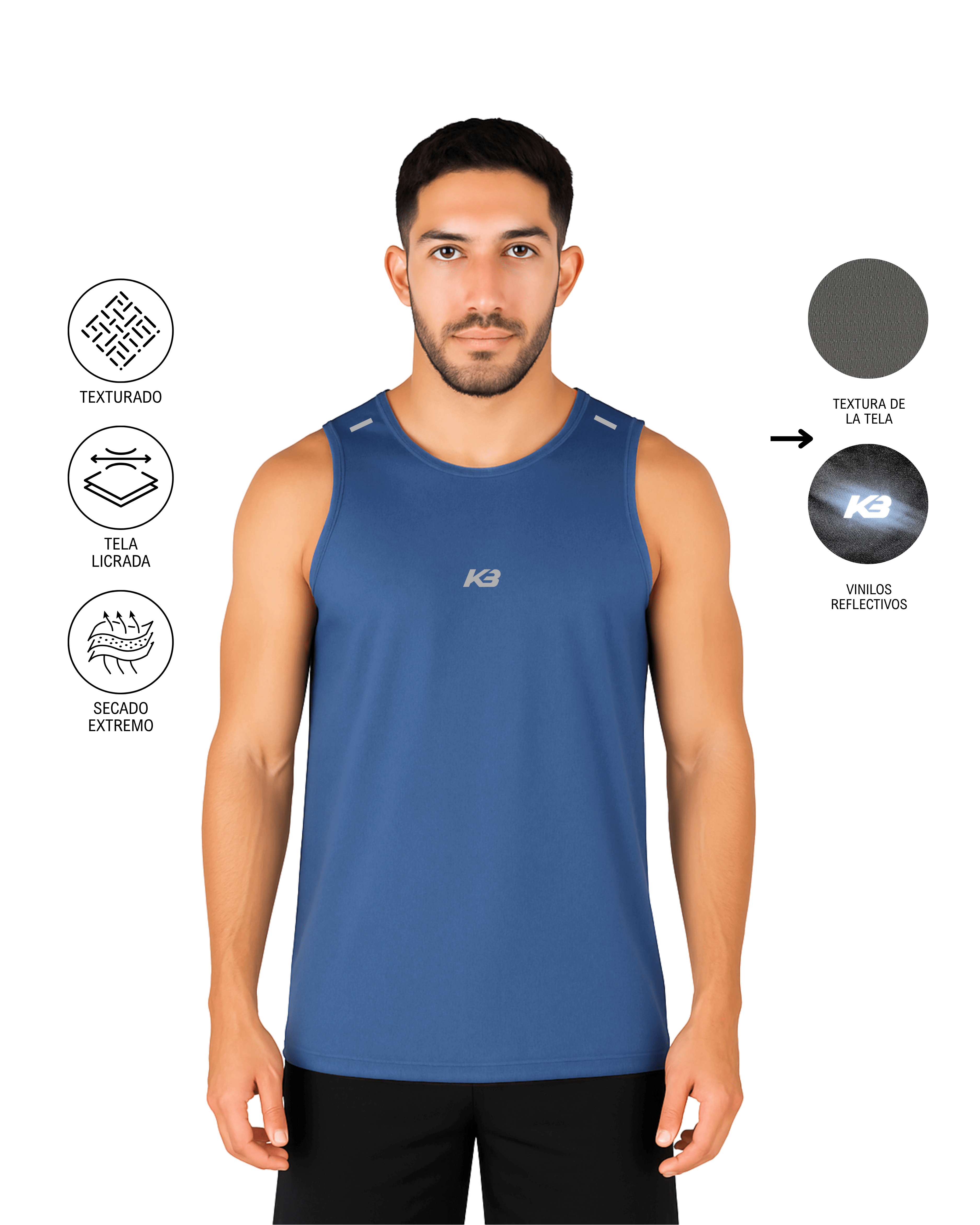 Franelilla Kaybu  Running I KBMEN REF.356