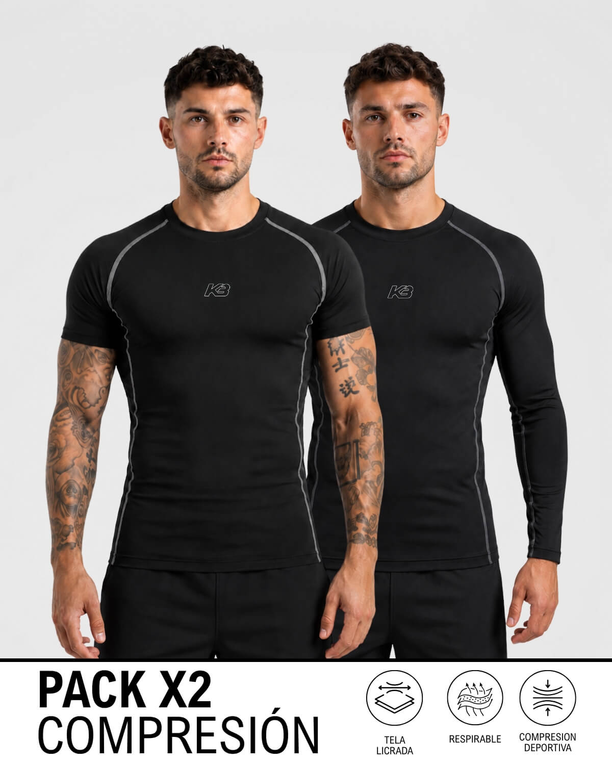 Pack Compresion X2 Ref 383 y 381 | KBMEN RF.416