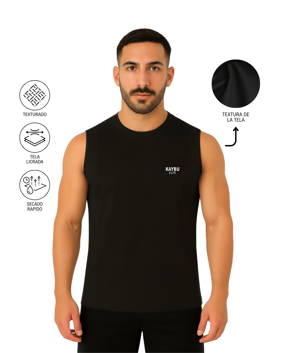 Franelilla Kaybu Elite  l KBMEN RF.345