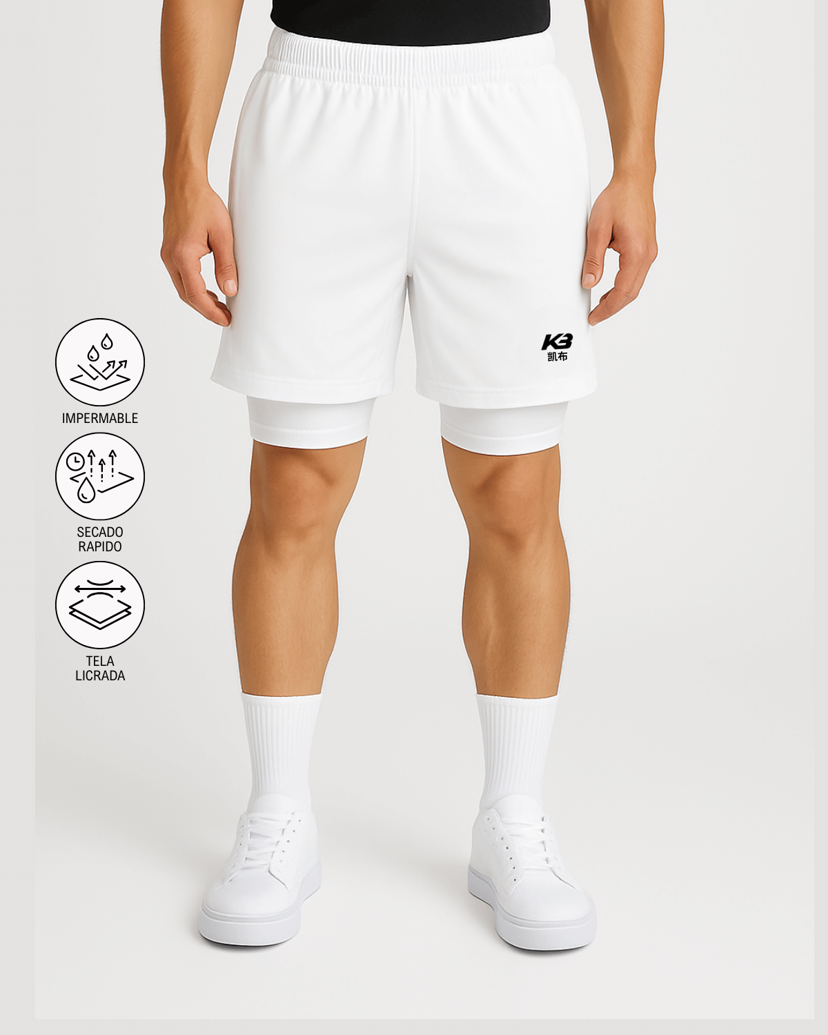 Pantaloneta Hanzi Con Licra | KBMEN RF.335