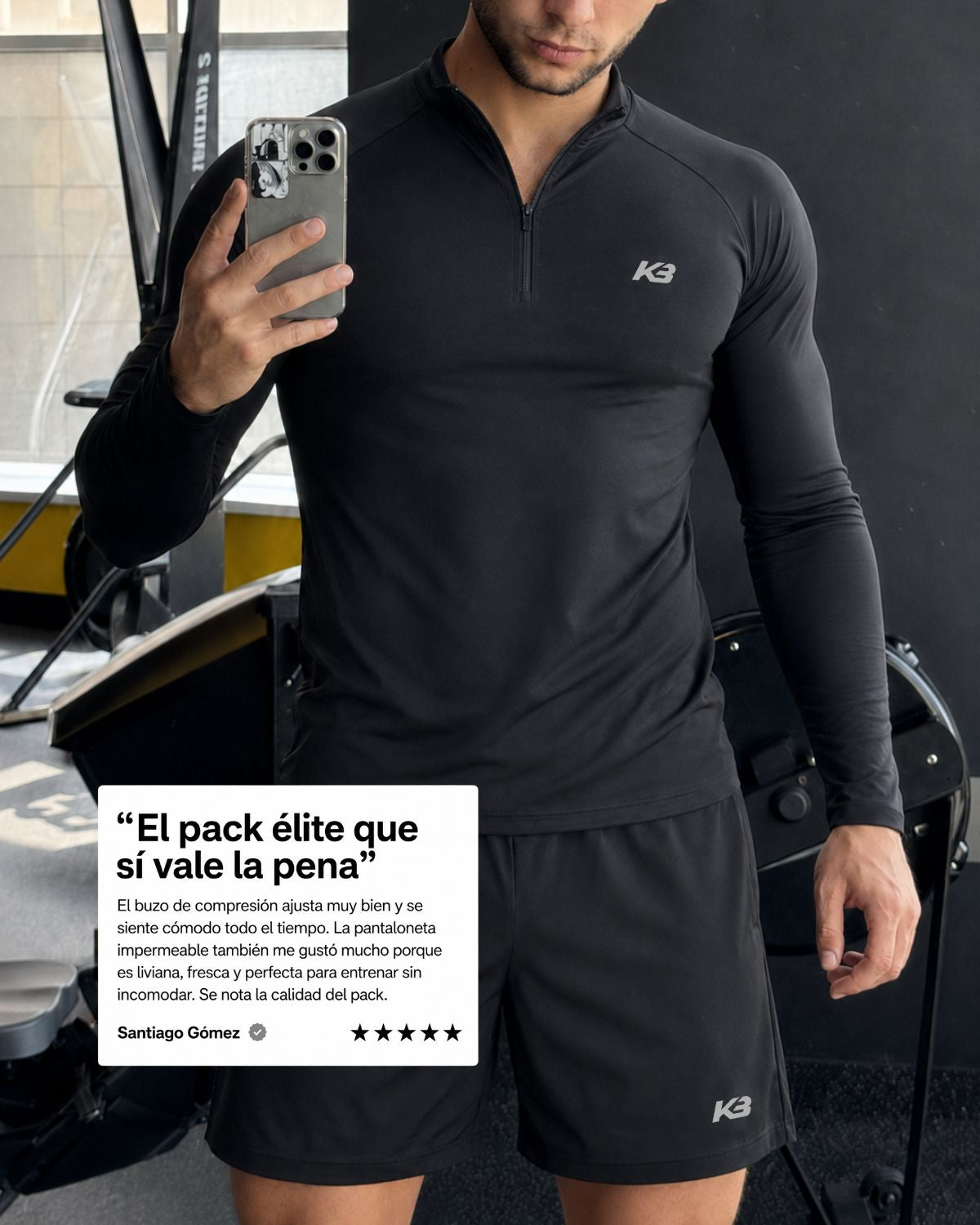 Pack Elite Buzo y Pantaloneta + Termo | KBMEN RF.405