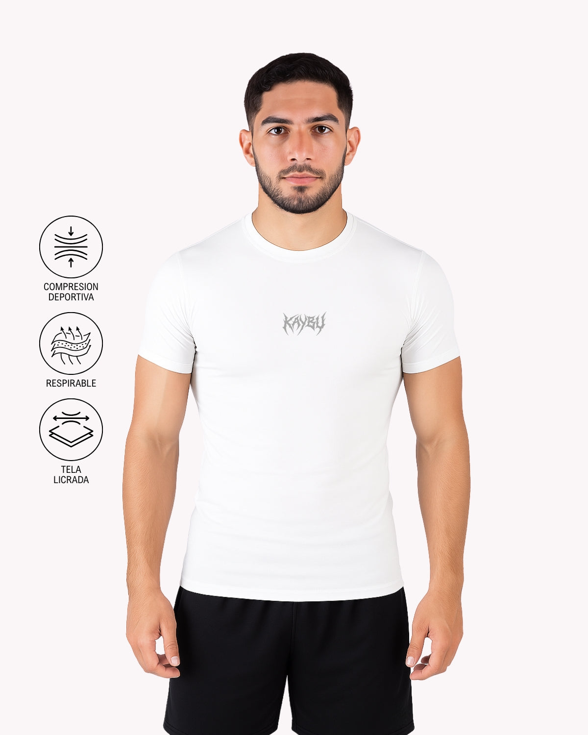 Franela Compresión Dark ┃KBMEN RF.411