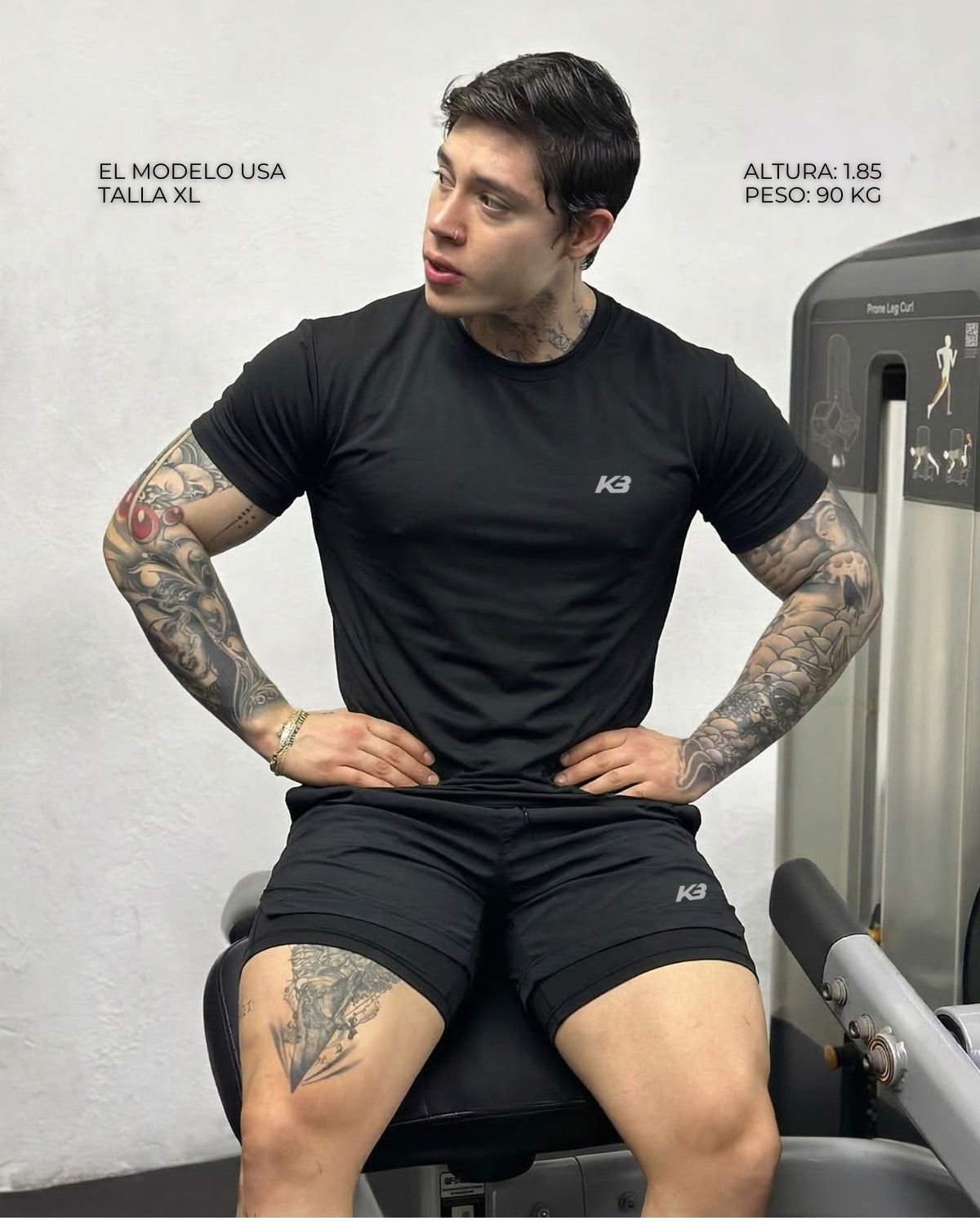 Pantaloneta Con Licra Y Bolsillo┃KBMEN RF.103