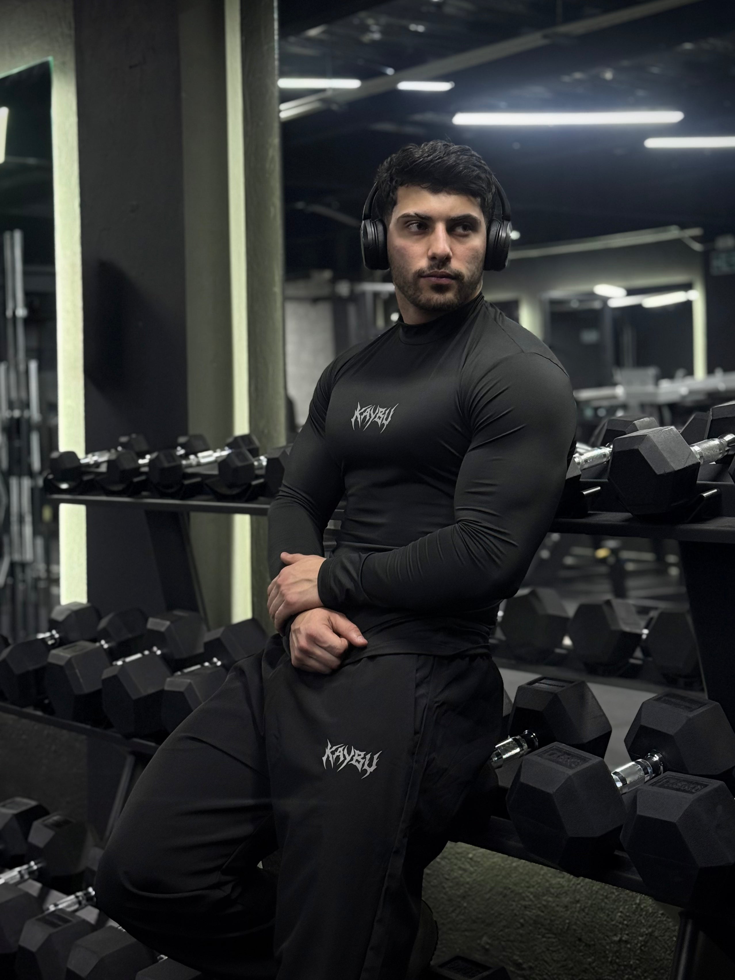 Jogger Caída Recta Dark ┃KBMEN RF.415