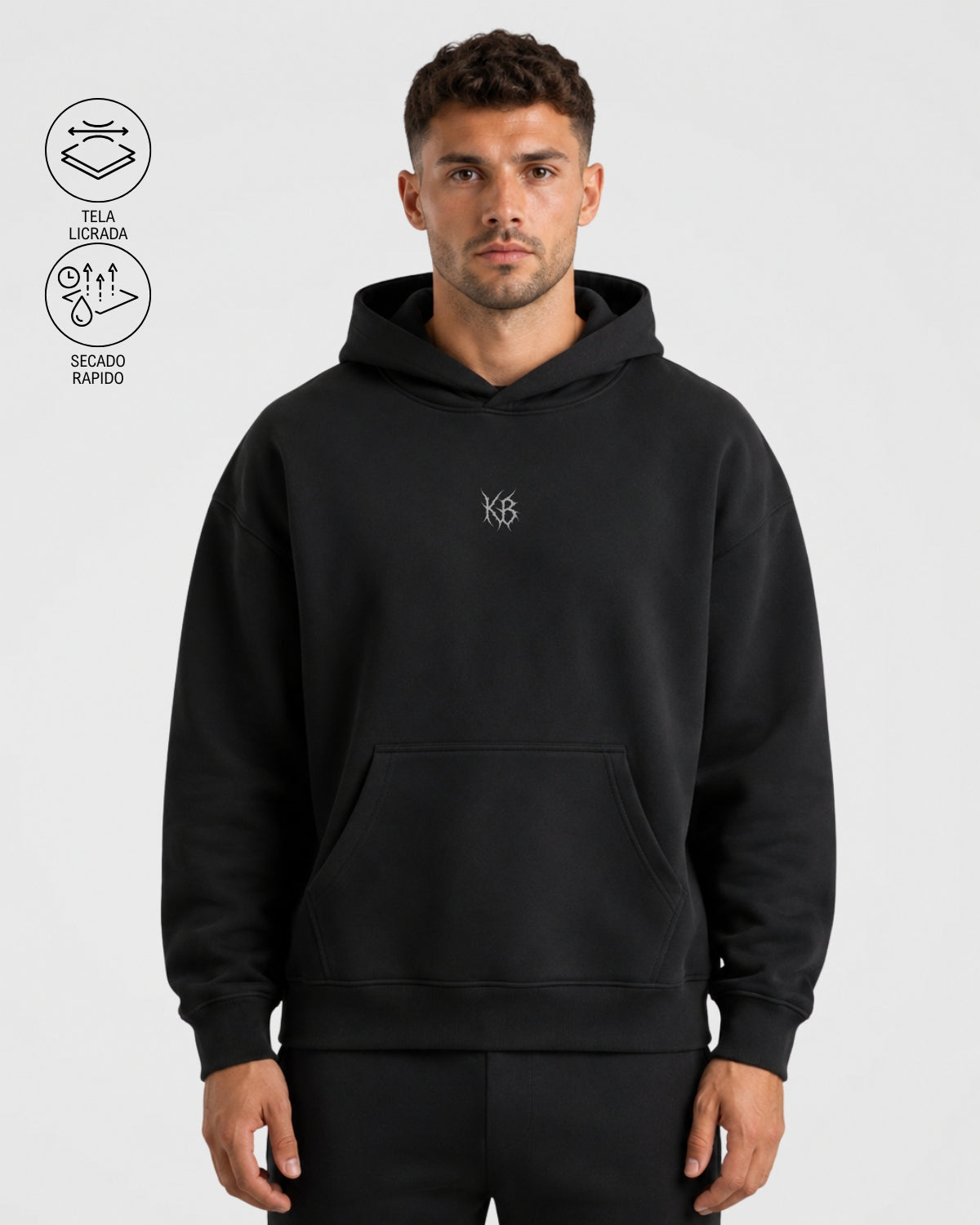 Hoddie  Tela Licrada Premium Kaybu Suavage I KBMEN RF. 432