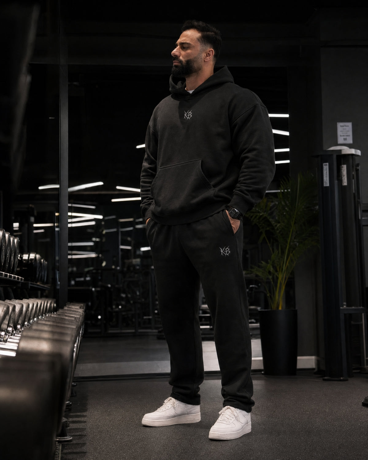 Jogger Caída Recta Tela Licrada Kaybu Sauvage | KBMEN RF.431